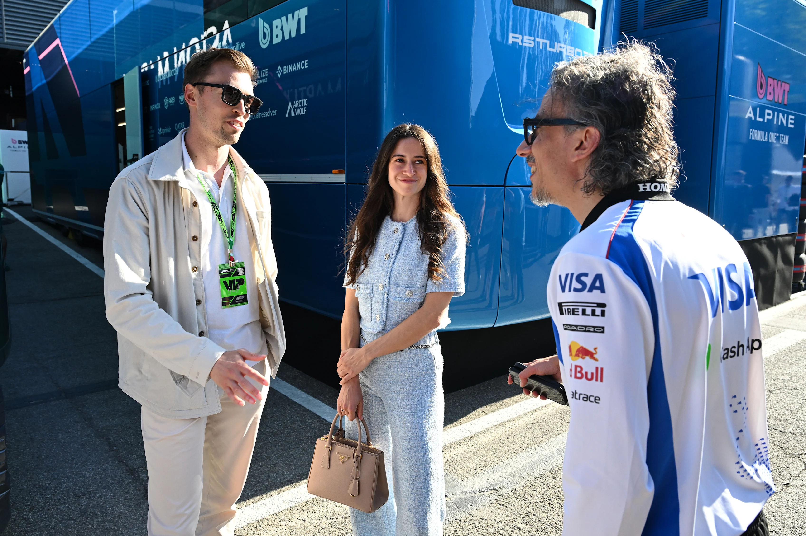 IMOLA, ITALY - MAY 17: Laurent Mekies, Team Principal of Visa Cash App Racing Bulls in the Pitlane