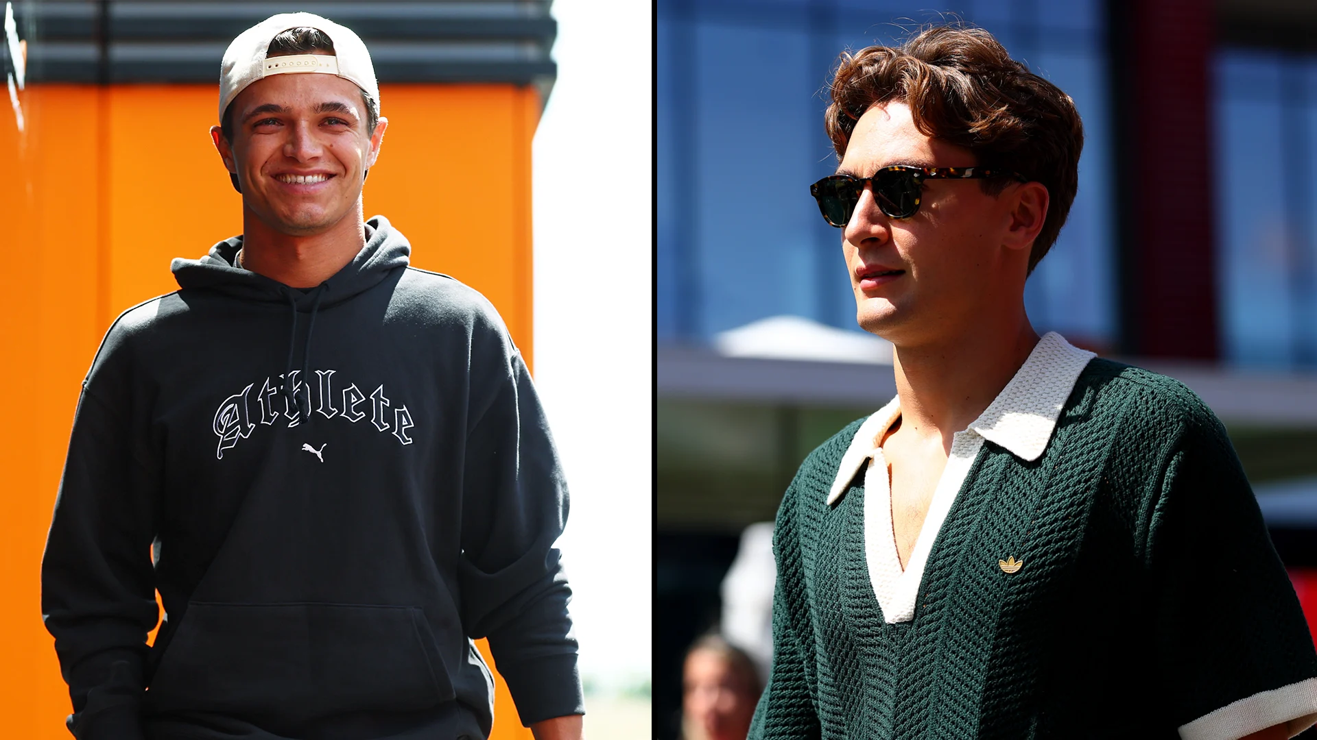 Lando Norris and George Russell