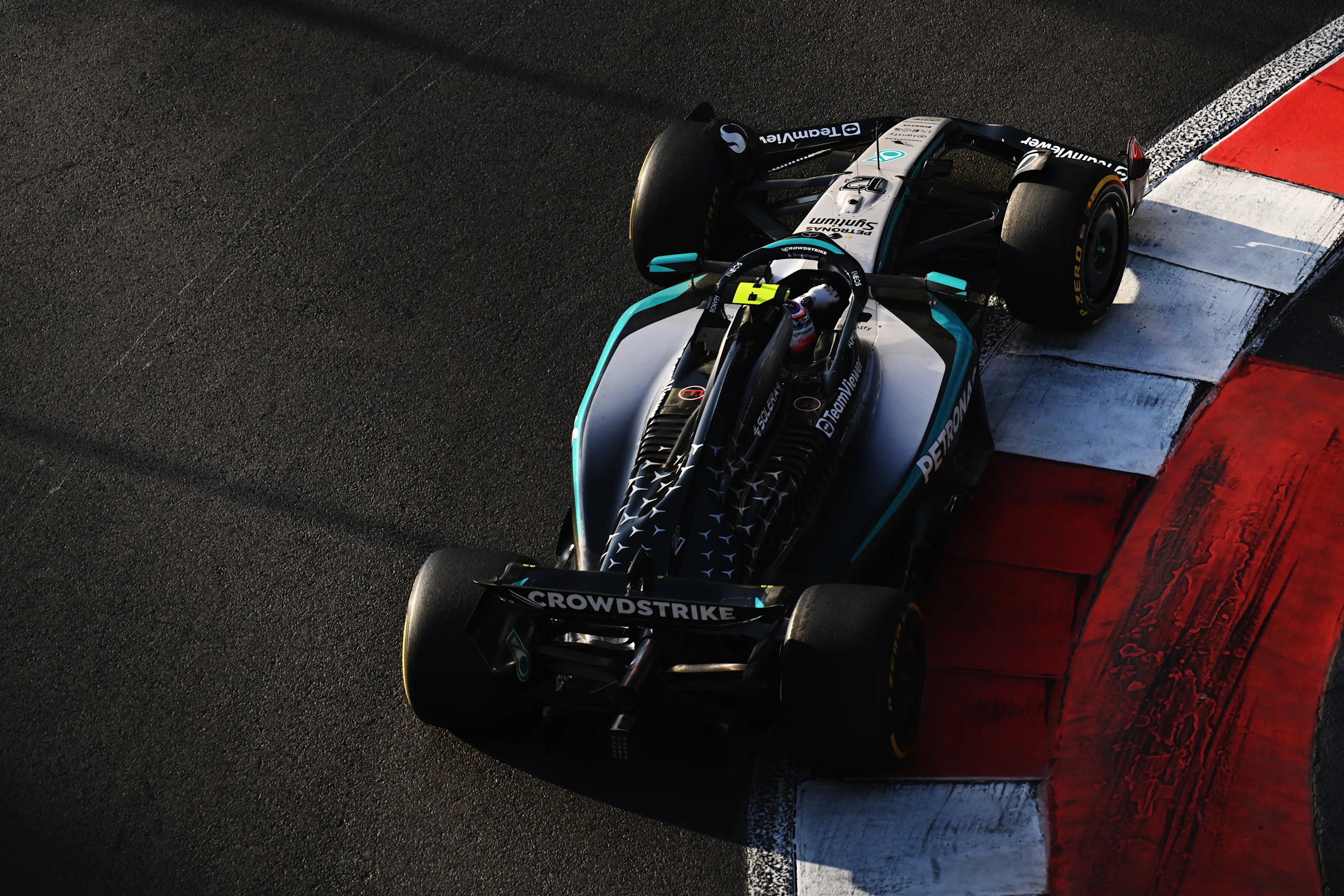MEXICO CITY, MEXICO - OCTOBER 24: Andrea Kimi Antonelli of Italy driving the (12) Mercedes AMG