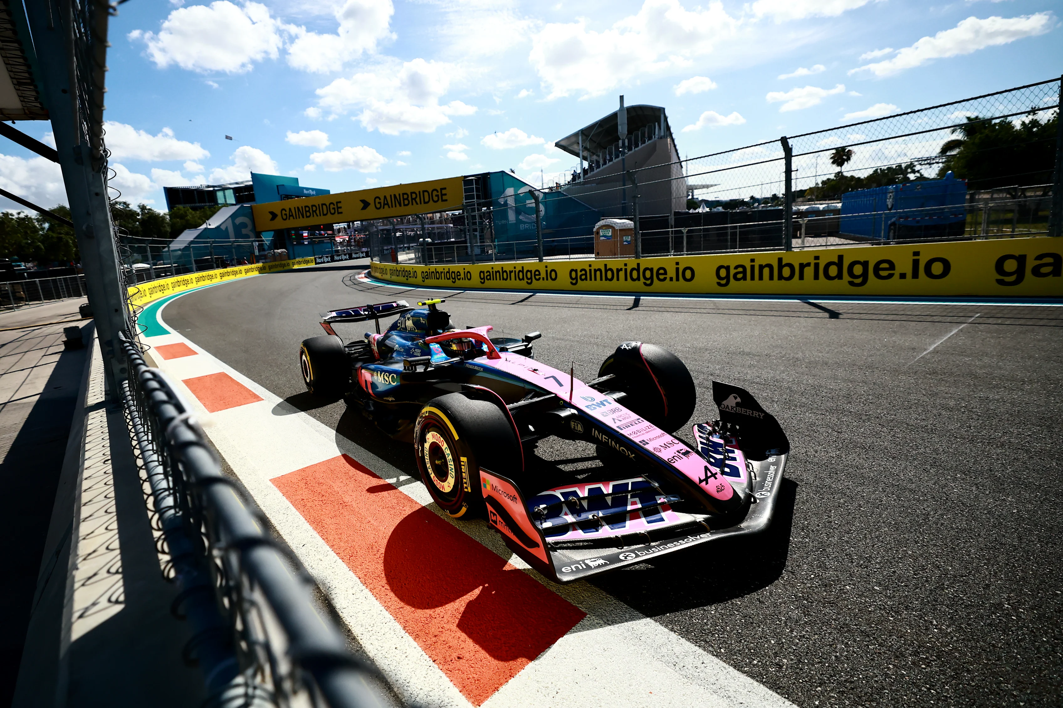 MIAMI, FLORIDA - MAY 02: Jack Doohan of Australia driving the (7) Alpine F1 A525 Renault on track