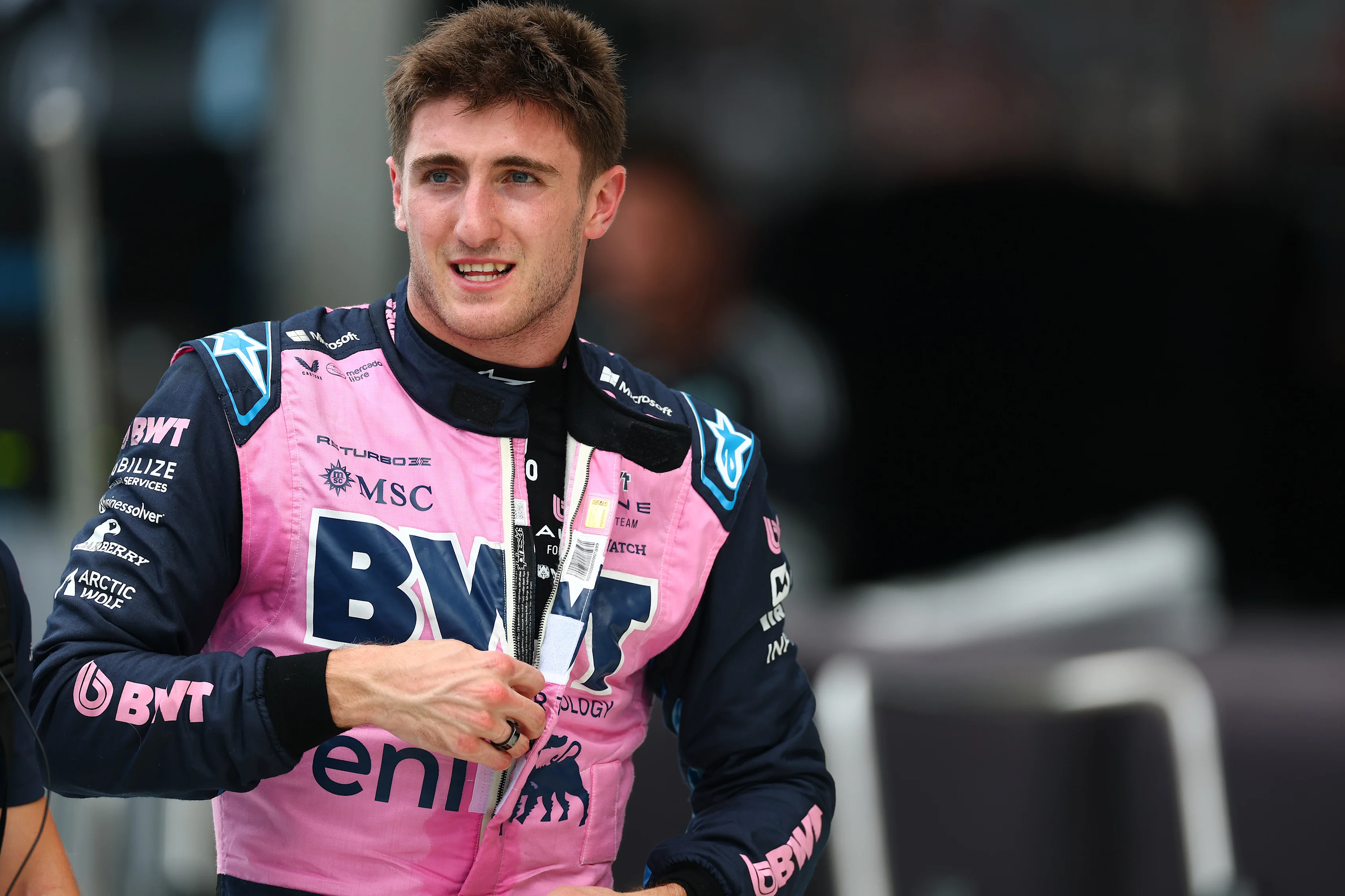 MIAMI, FLORIDA - MAY 03: Fourteenth placed qualifier Jack Doohan of Australia and Alpine F1 looks