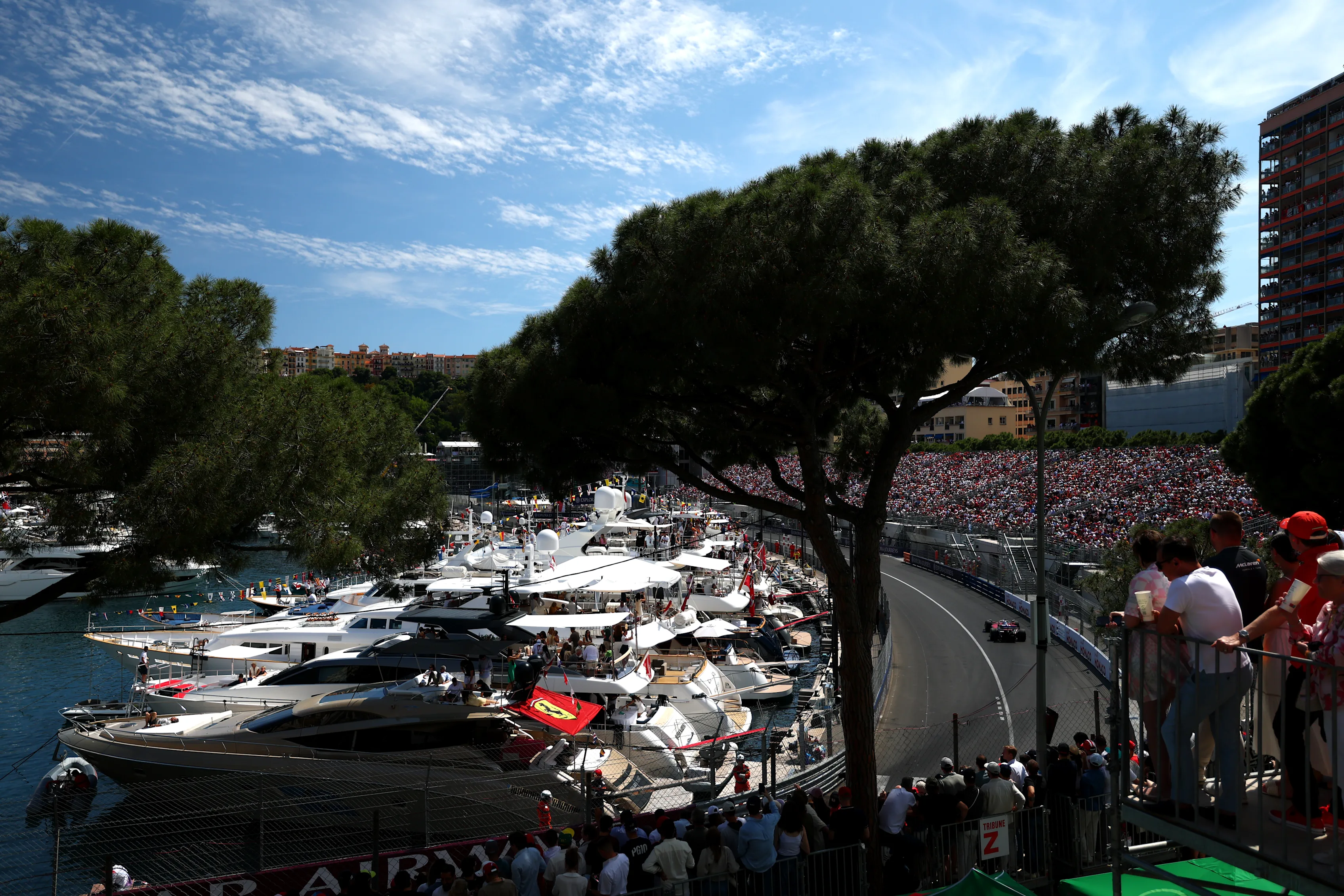 MONTE-CARLO, MONACO - MAY 25: Charles Leclerc of Monaco driving the (16) Scuderia Ferrari SF-25 on