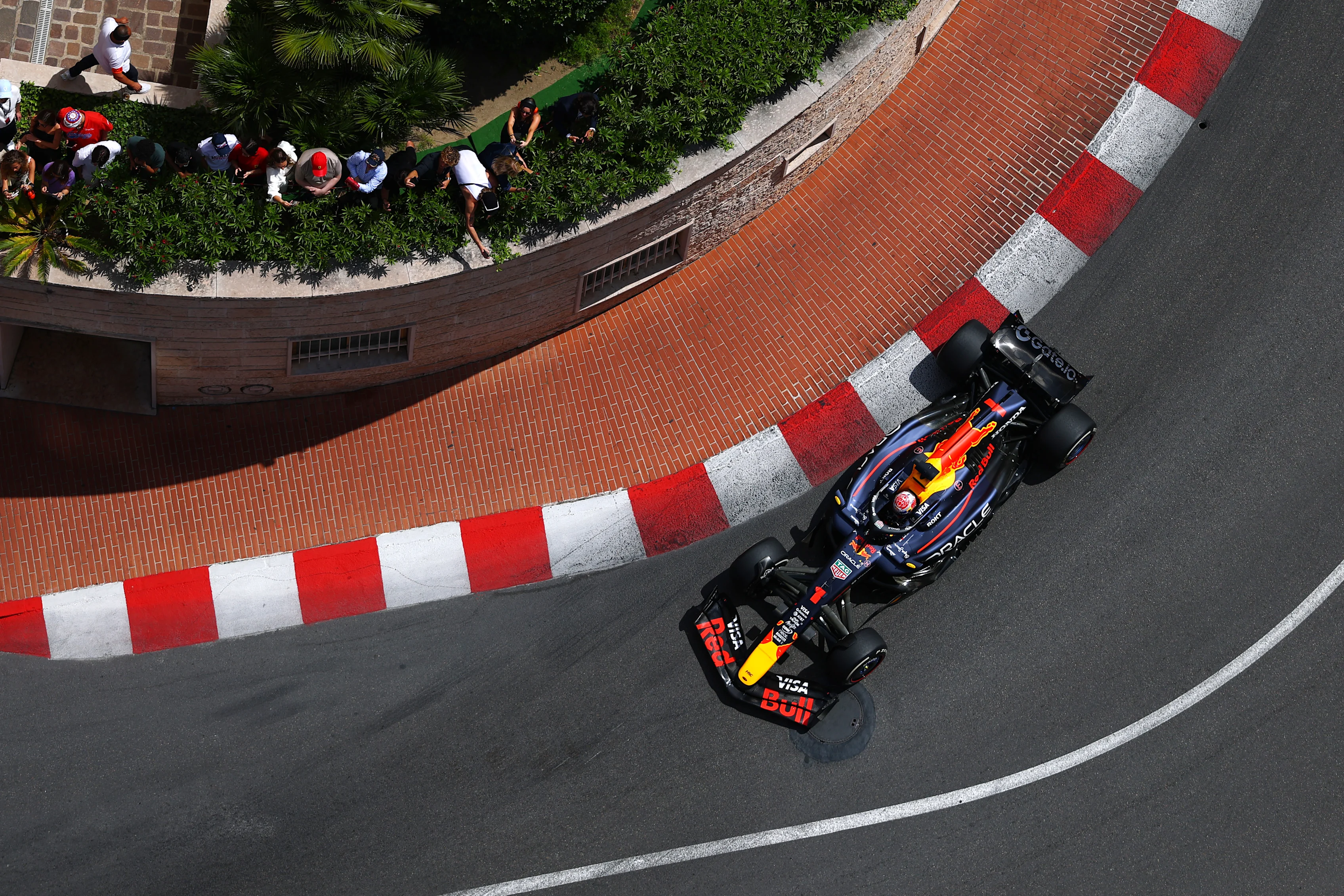 MONTE-CARLO, MONACO - MAY 25: Max Verstappen of the Netherlands driving the (1) Oracle Red Bull Racing RB21 on track during the F1 Grand Prix of Monaco at Circuit de Monaco on May 25, 2025 in Monte-Carlo, Monaco. (Photo by Bryn Lennon - Formula 1/Formula 1 via Getty Images)