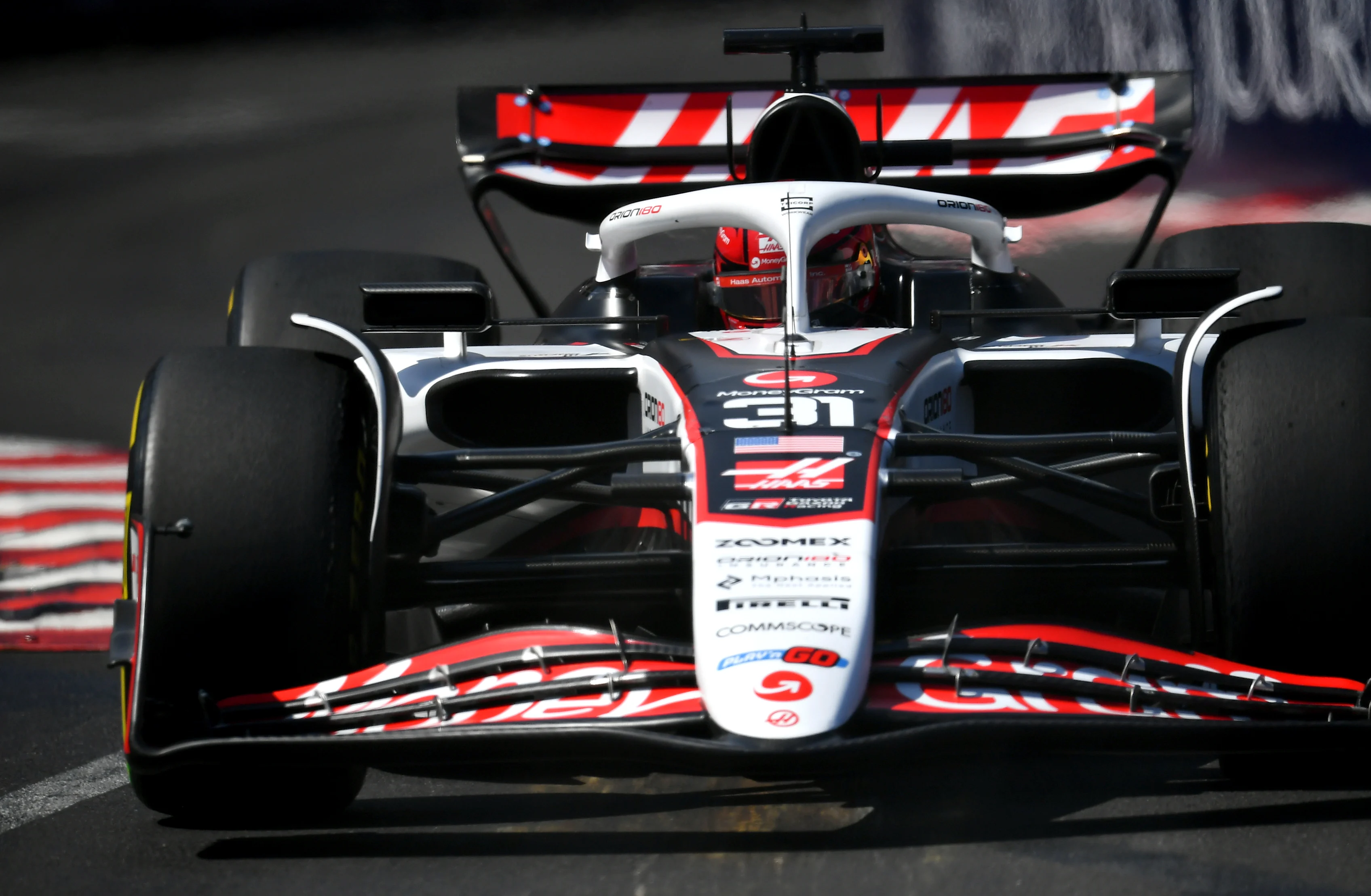 MONTE-CARLO, MONACO - MAY 25: Esteban Ocon of France and Haas F1 looks on during the F1 Grand Prix