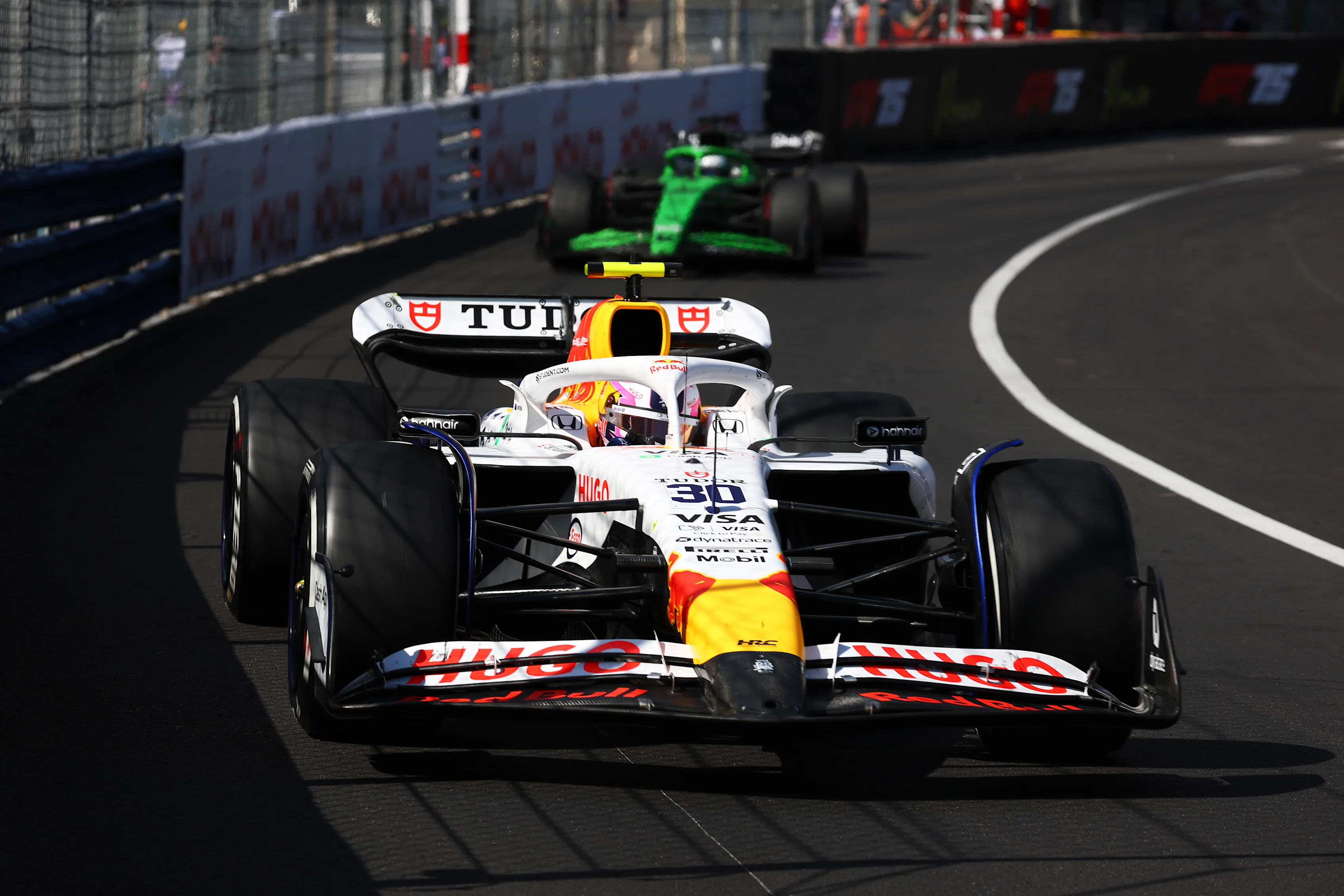 MONTE-CARLO, MONACO - MAY 25: Liam Lawson of New Zealand driving the (30) Visa Cash App Racing