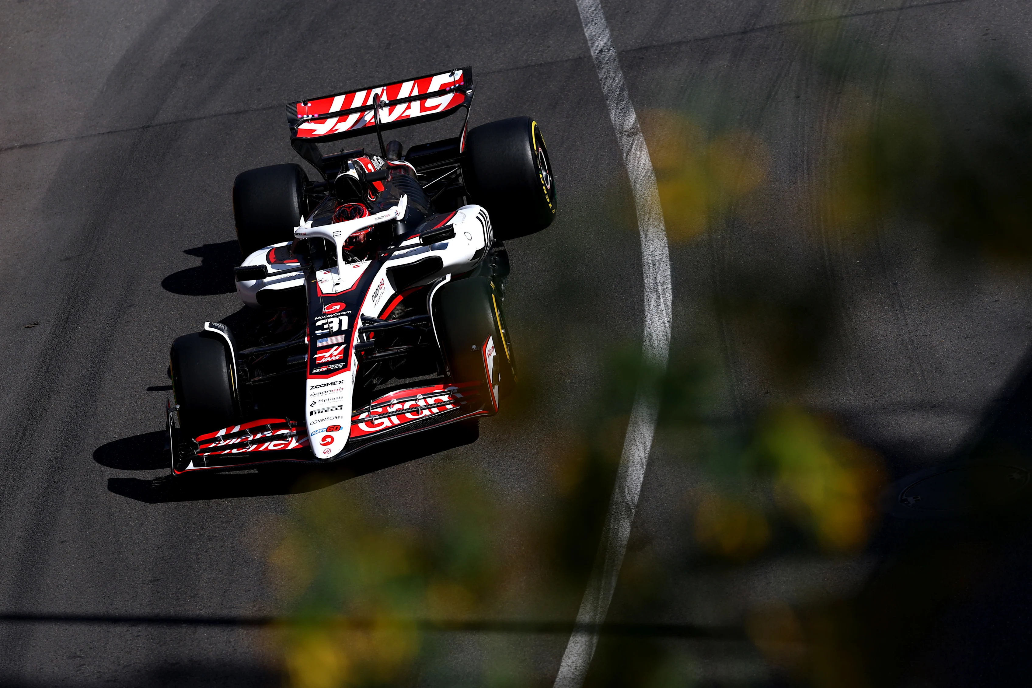 MONTE-CARLO, MONACO - MAY 23: Esteban Ocon of France driving the (31) Haas F1 VF-25 Ferrari on track during practice ahead of the F1 Grand Prix of Monaco at Circuit de Monaco on May 23, 2025 in Monte-Carlo, Monaco. (Photo by Clive Rose/Getty Images)