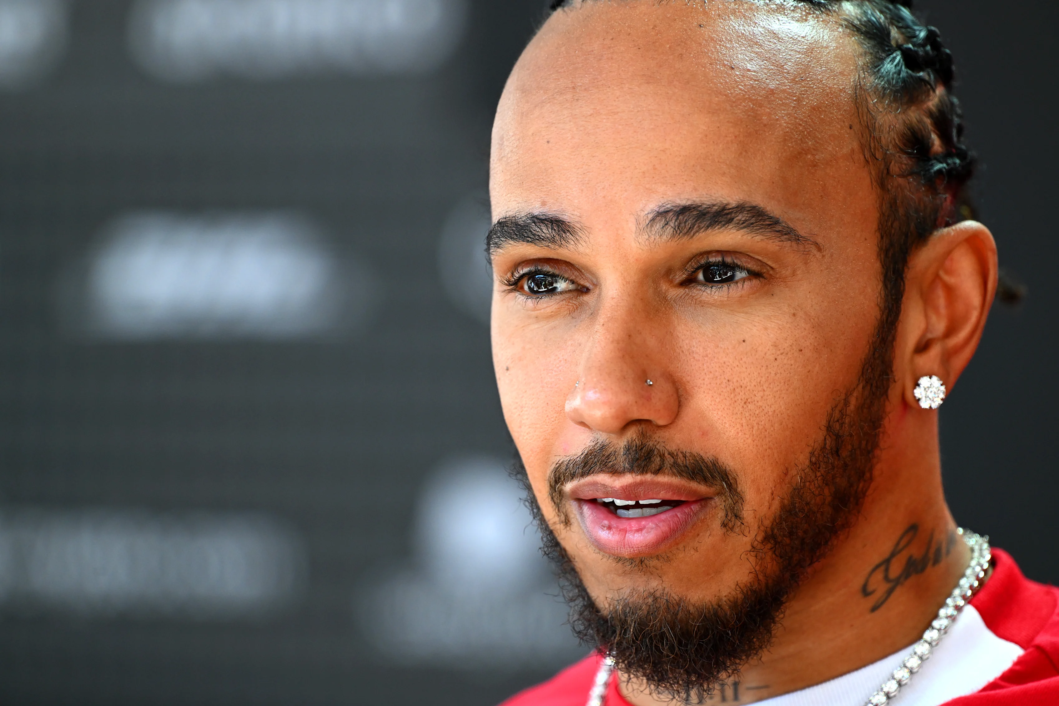 MONTE-CARLO, MONACO - MAY 22: Lewis Hamilton of Great Britain and Scuderia Ferrari is interviewed