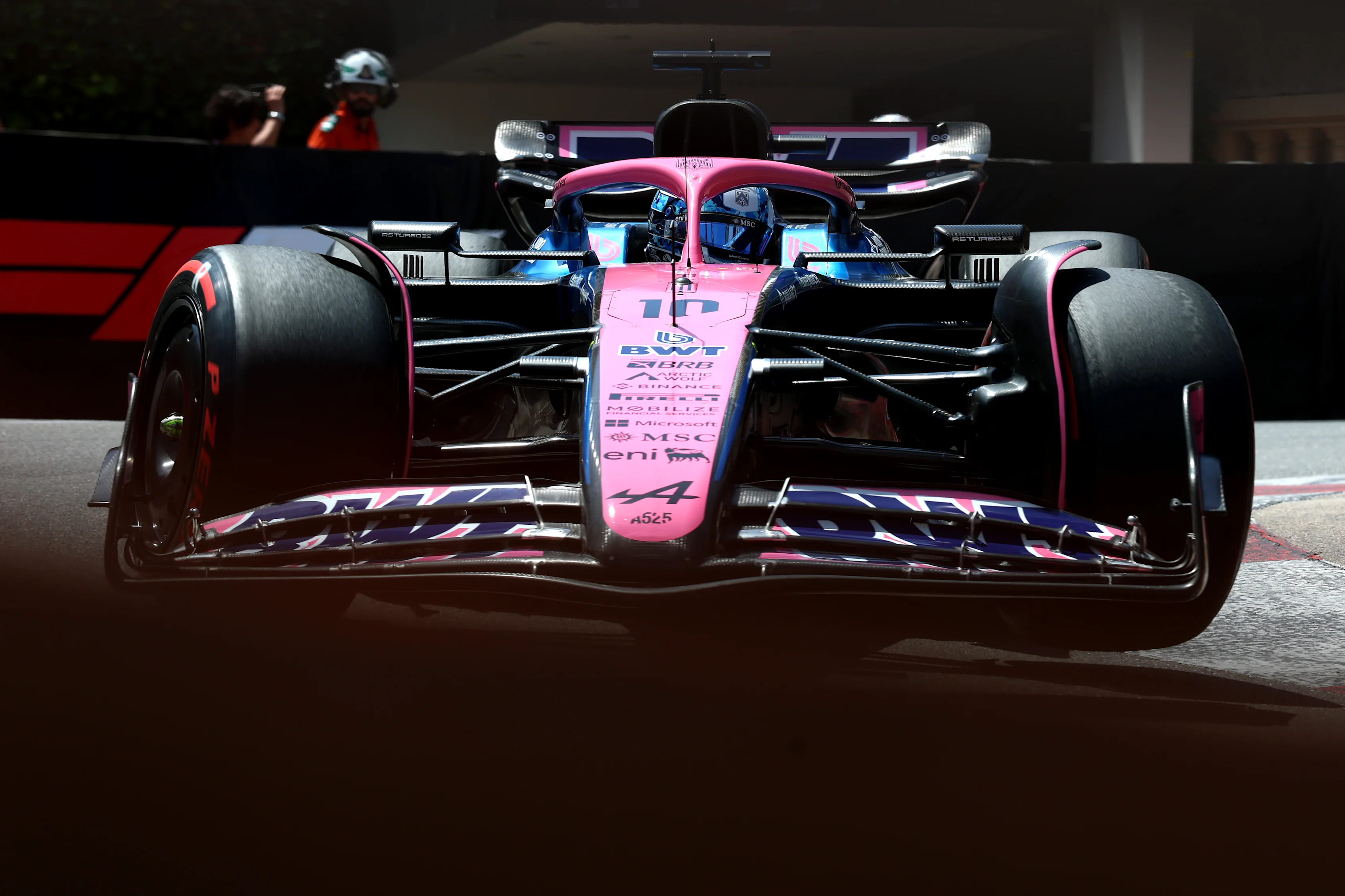 MONTE-CARLO, MONACO - MAY 24: Pierre Gasly of France driving the (10) Alpine F1 A525 Renault on track during final practice ahead of the F1 Grand Prix of Monaco at Circuit de Monaco on May 24, 2025 in Monte-Carlo, Monaco. (Photo by Steven Tee/Getty Images)