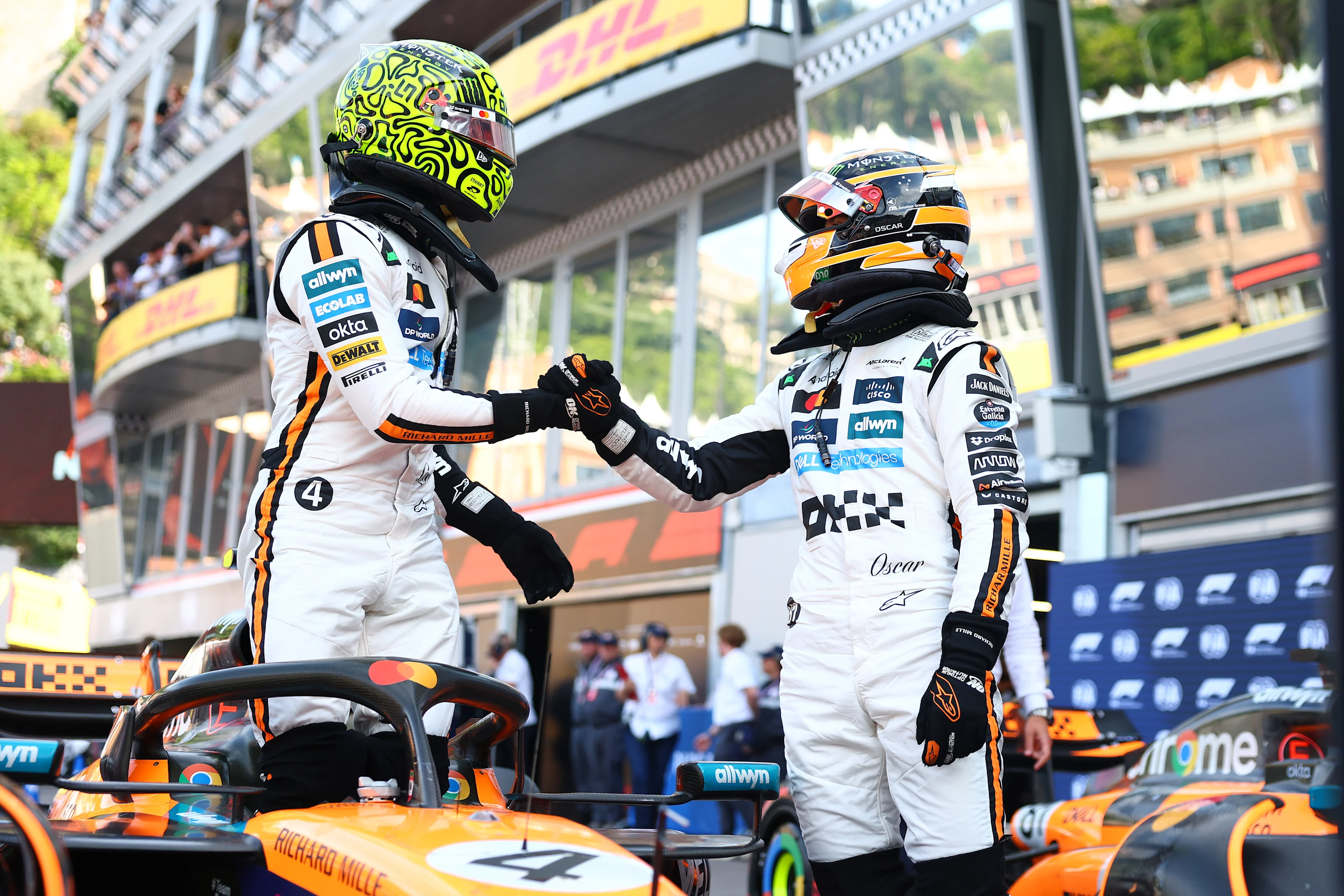 MONTE-CARLO, MONACO - MAY 24: Pole position qualifier Lando Norris of Great Britain and McLaren and