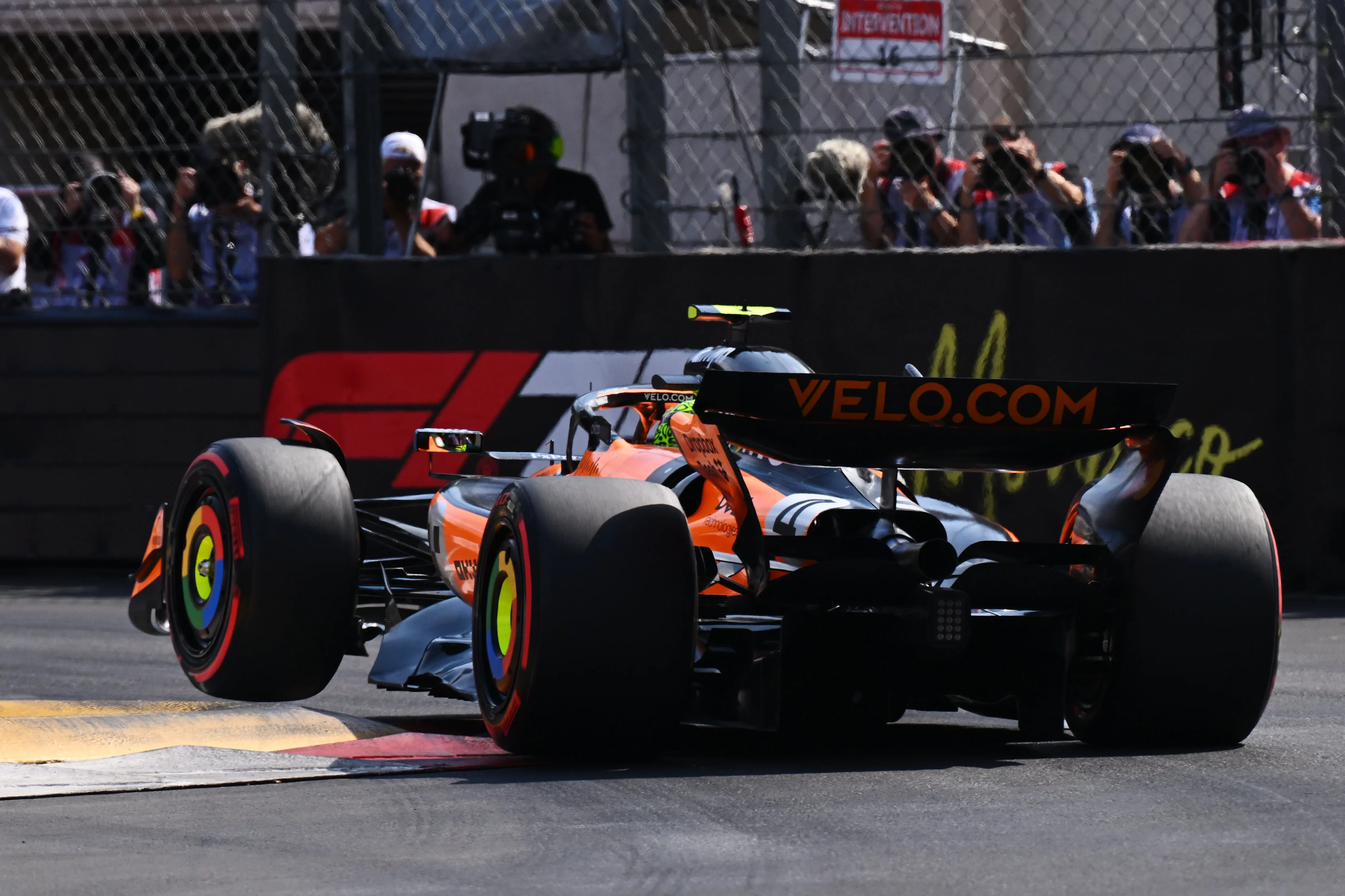 Lando Norris of Great Britain driving the (4) McLaren MCL39 Mercedes on track during qualifying ahead of the F1 Grand Prix of Monaco at Circuit de Monaco on May 24, 2025 in Monte-Carlo, Monaco (Photo by Mark Sutton - Formula 1/Formula 1 via Getty Images)