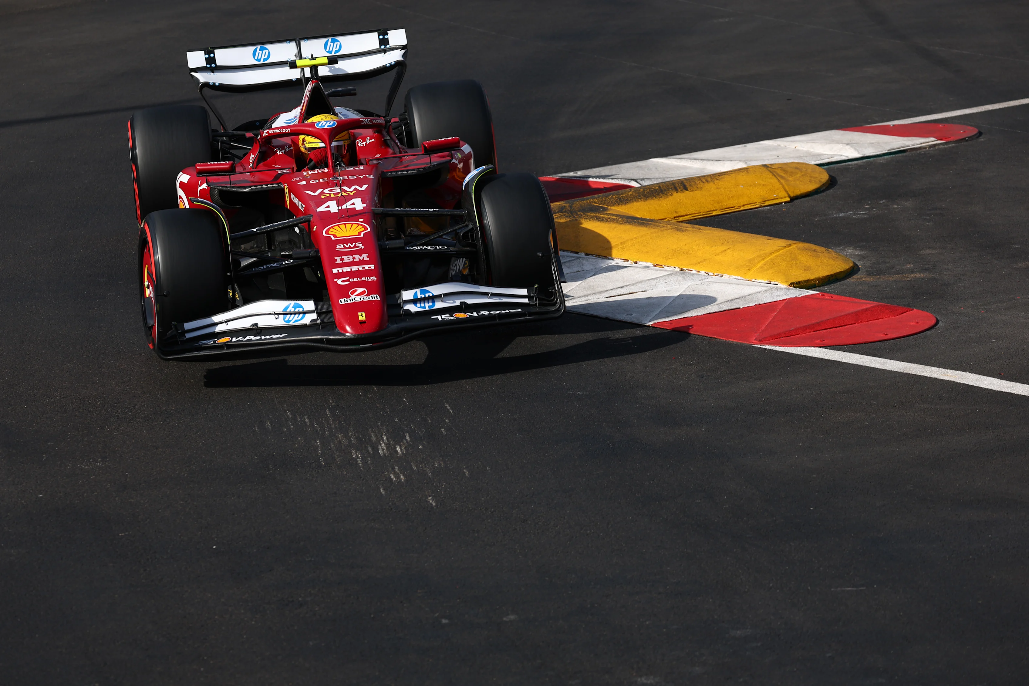 MONTE-CARLO, MONACO - MAY 24: Lewis Hamilton of Great Britain driving the (44) Scuderia Ferrari