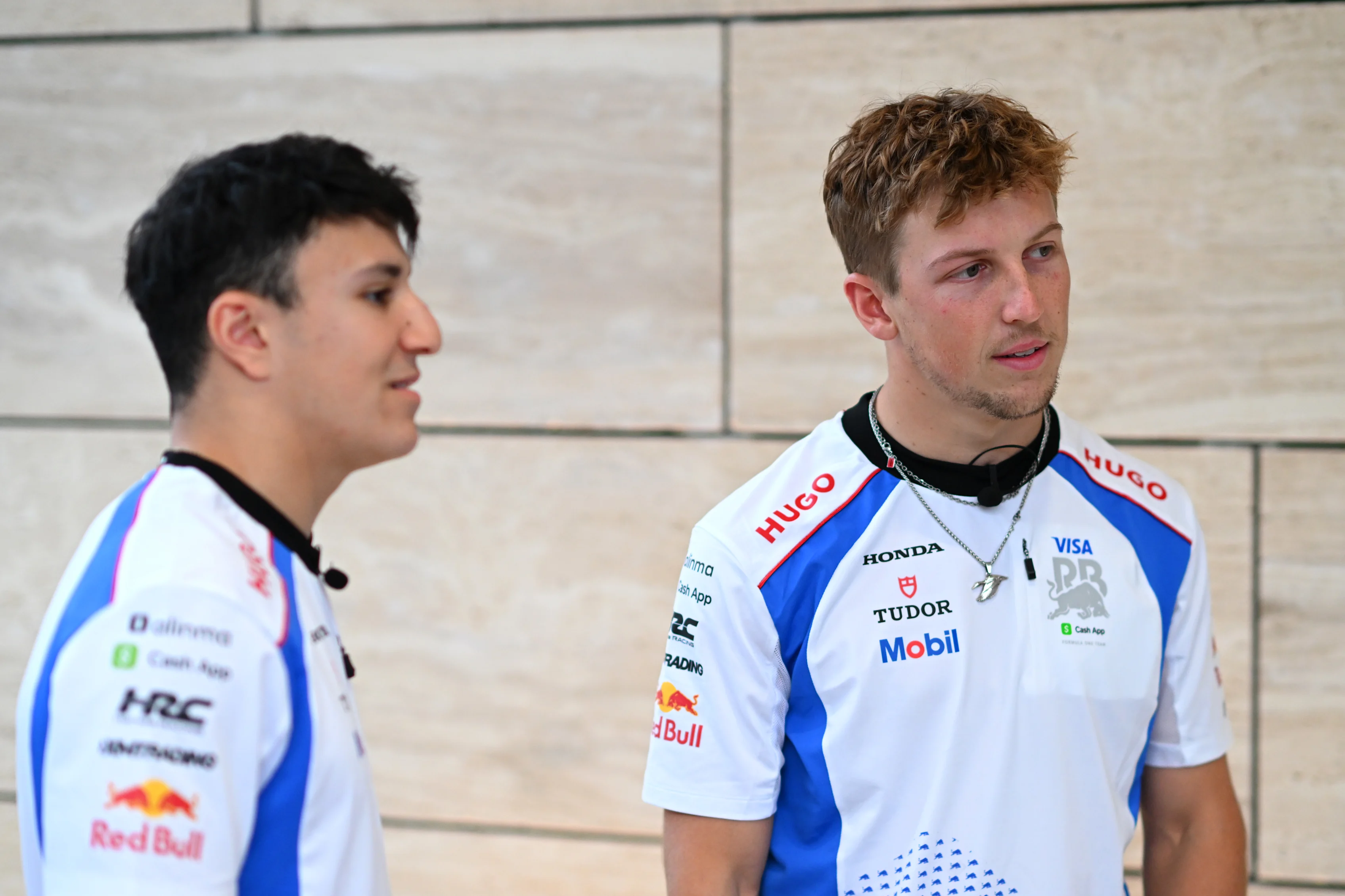 LUSAIL CITY, QATAR - NOVEMBER 27: Isack Hadjar of France and Visa Cash App Racing Bulls and Liam