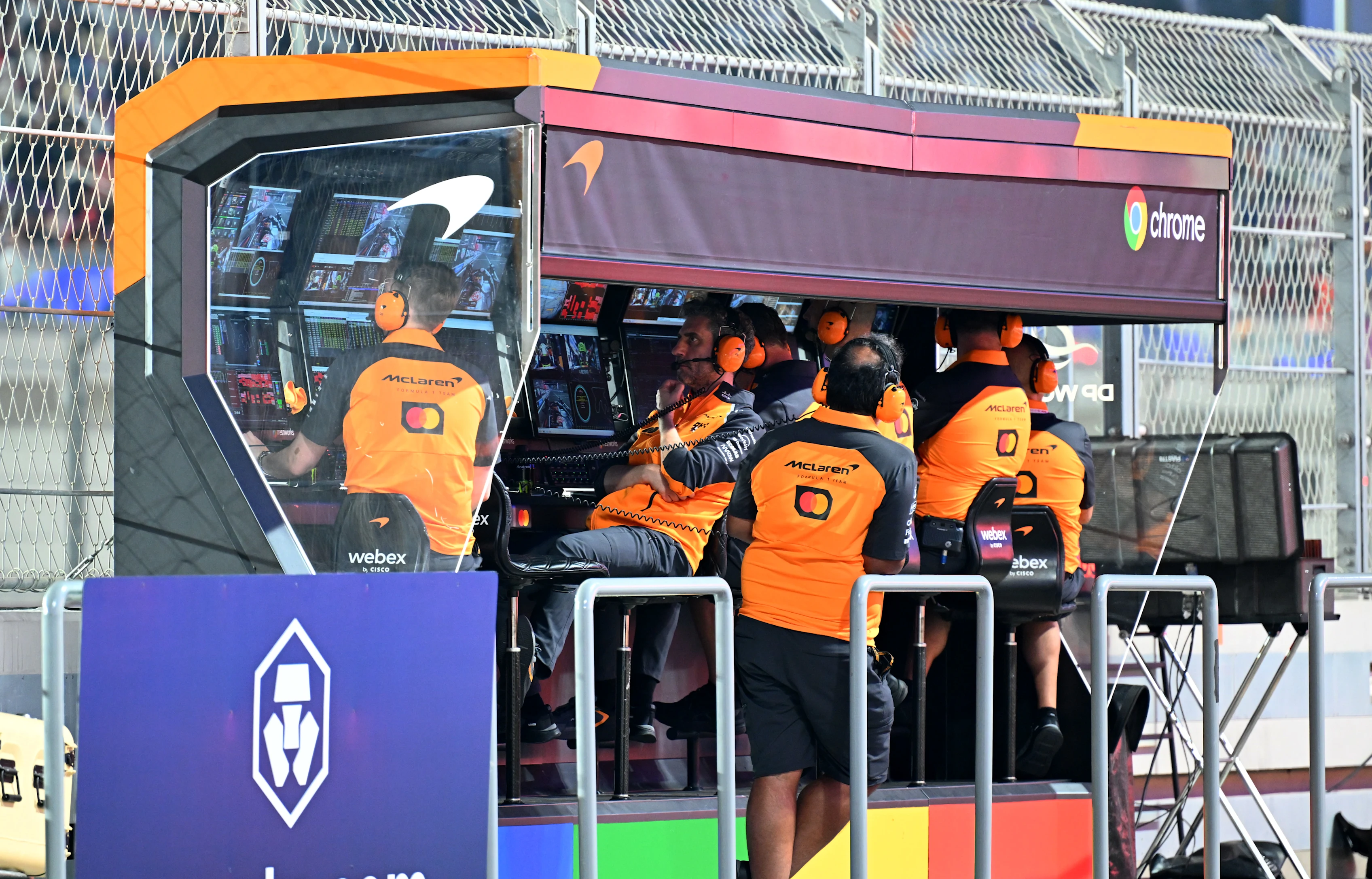 LUSAIL CITY, QATAR - NOVEMBER 29: Andrea Stella, Team Principal of McLaren and the McLaren team on