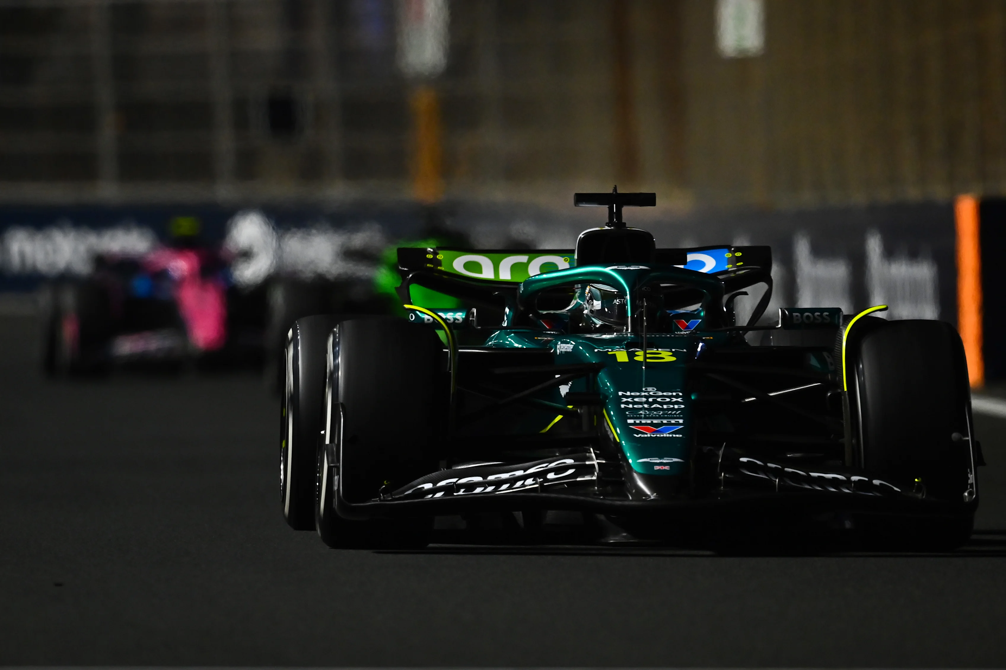 JEDDAH, SAUDI ARABIA - APRIL 20: Lance Stroll of Canada driving the (18) Aston Martin F1 Team AMR25