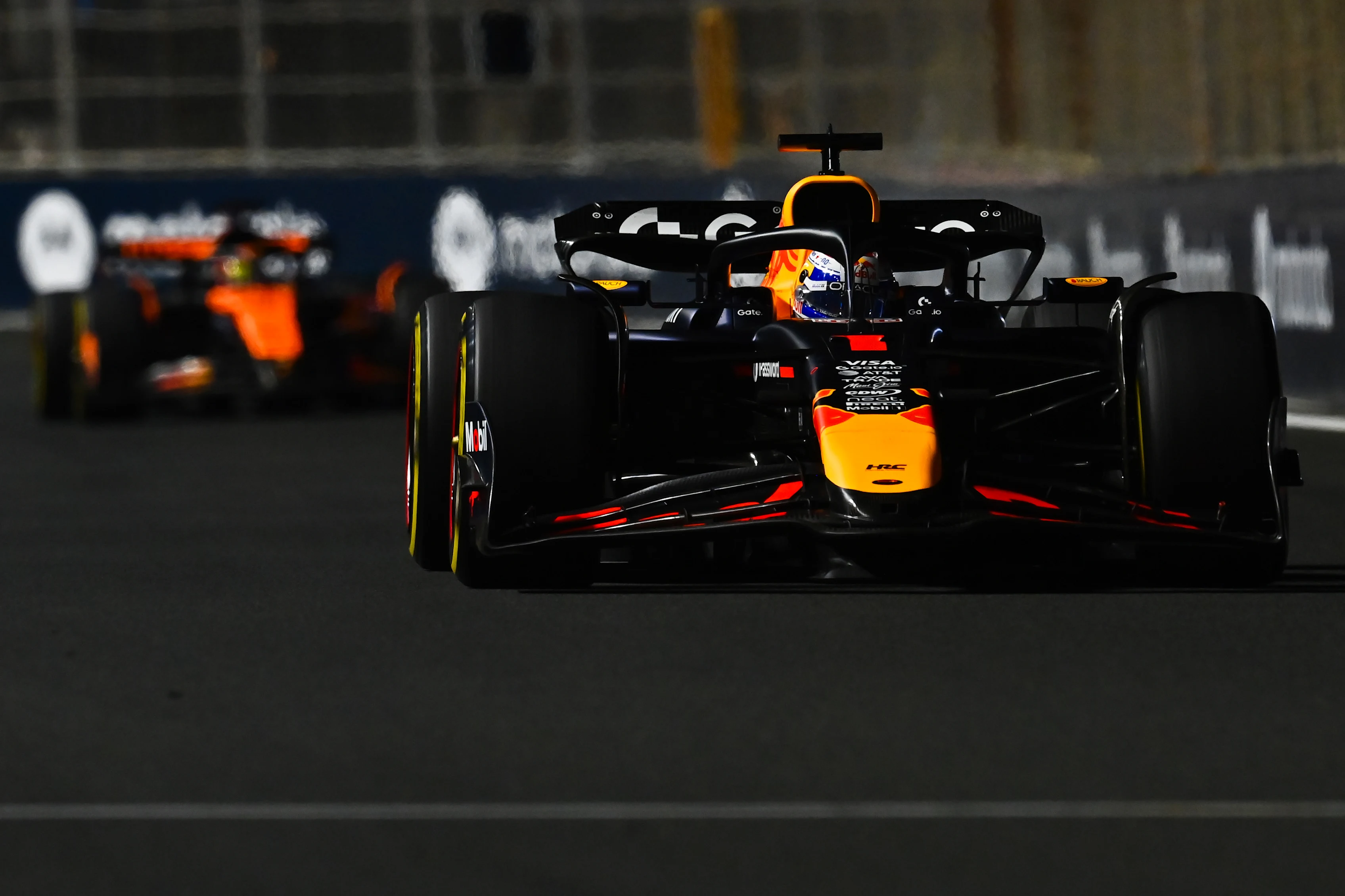 JEDDAH, SAUDI ARABIA - APRIL 20: Max Verstappen of the Netherlands driving the (1) Oracle Red Bull