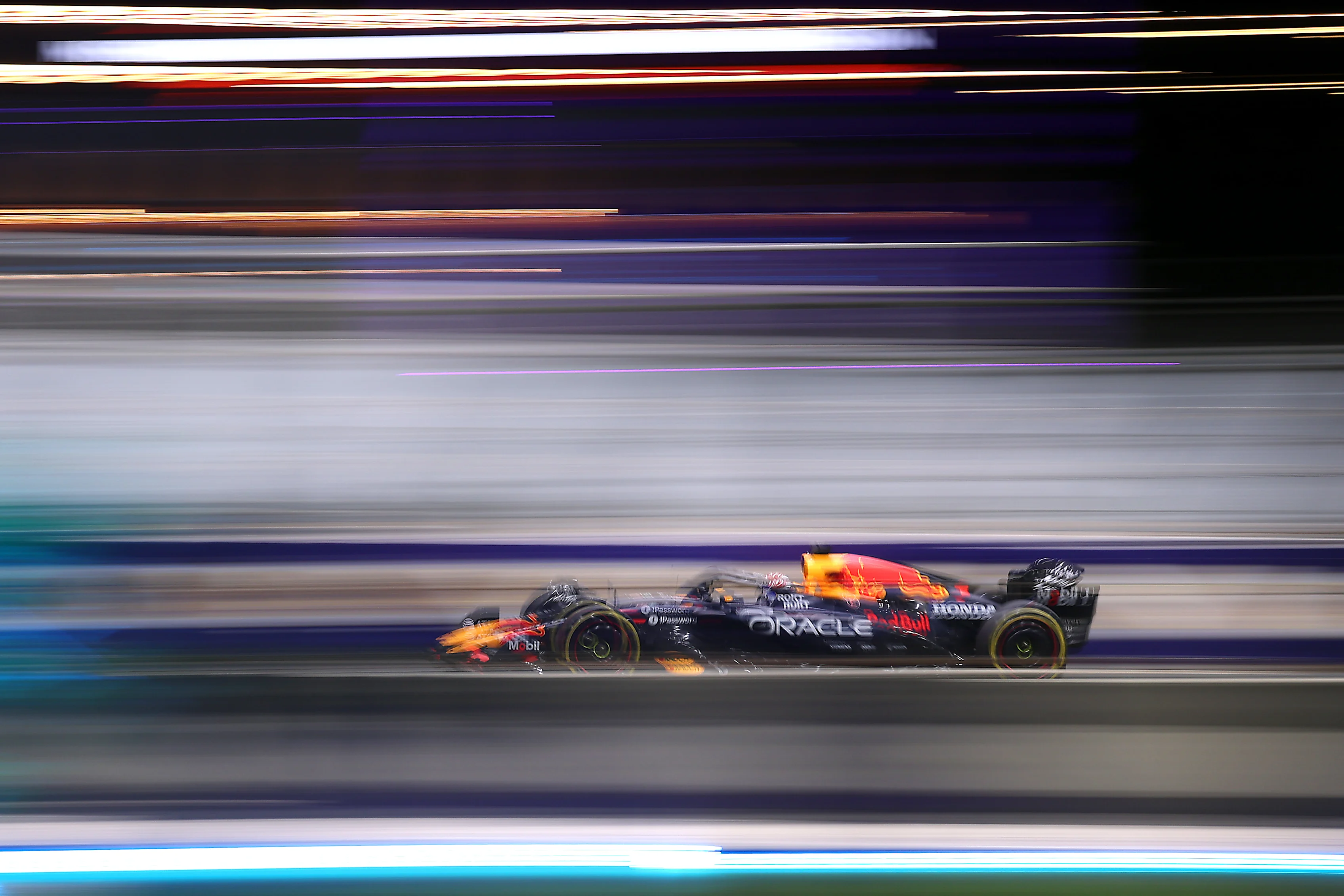 JEDDAH, SAUDI ARABIA - APRIL 18: Max Verstappen of the Netherlands driving the (1) Oracle Red Bull