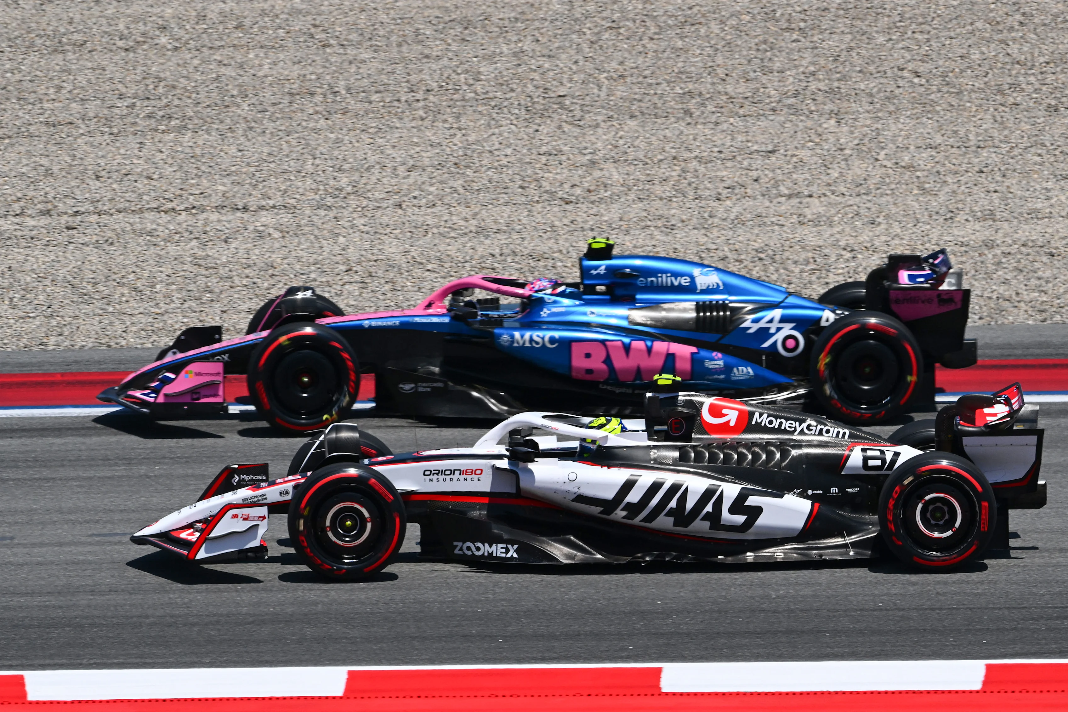 BARCELONA, SPAIN - MAY 31: Franco Colapinto of Argentina driving the (43) Alpine F1 A525 Renault