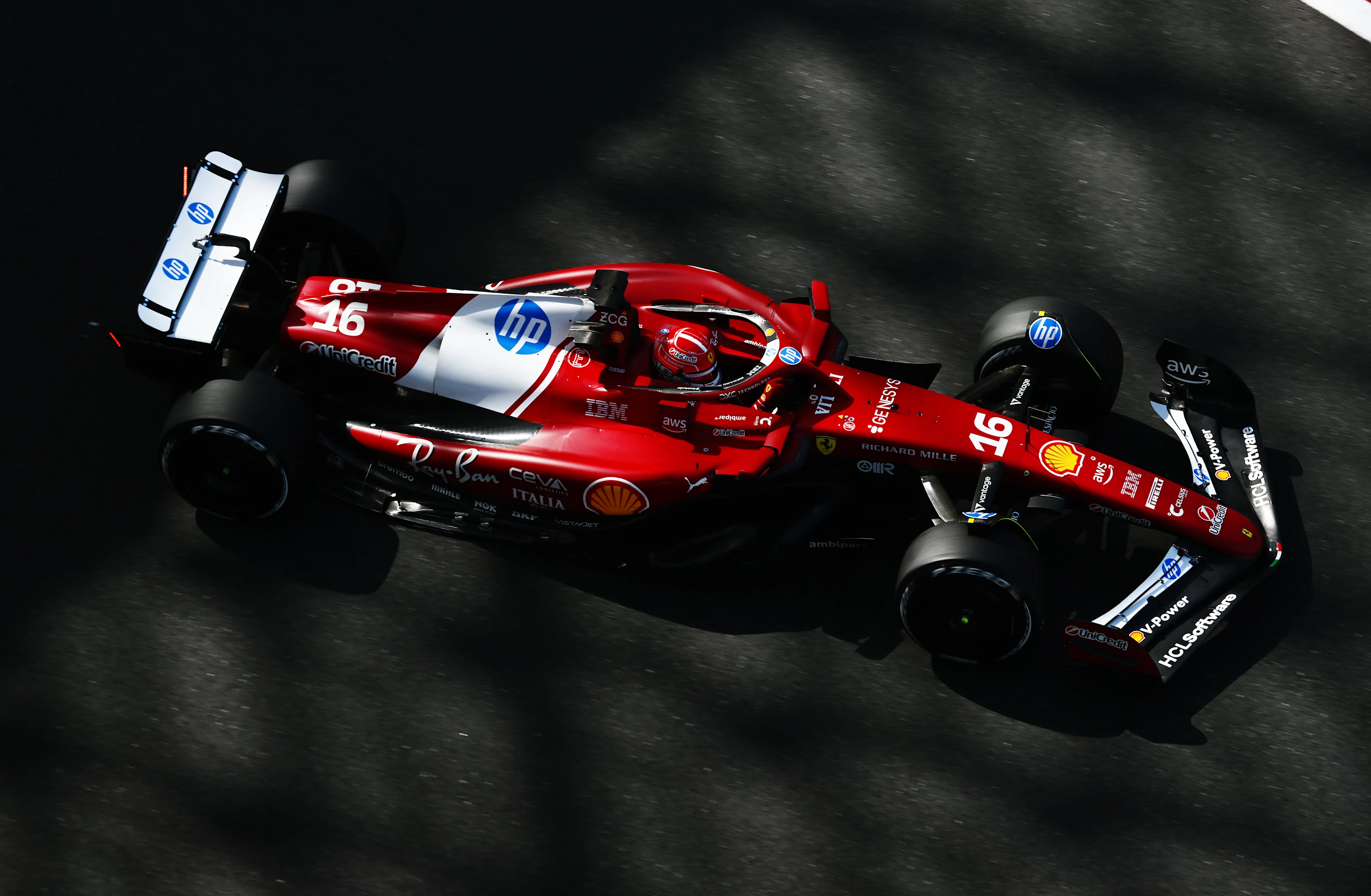 ABU DHABI, UNITED ARAB EMIRATES - DECEMBER 09: Charles Leclerc of Monaco driving the (16) Scuderia
