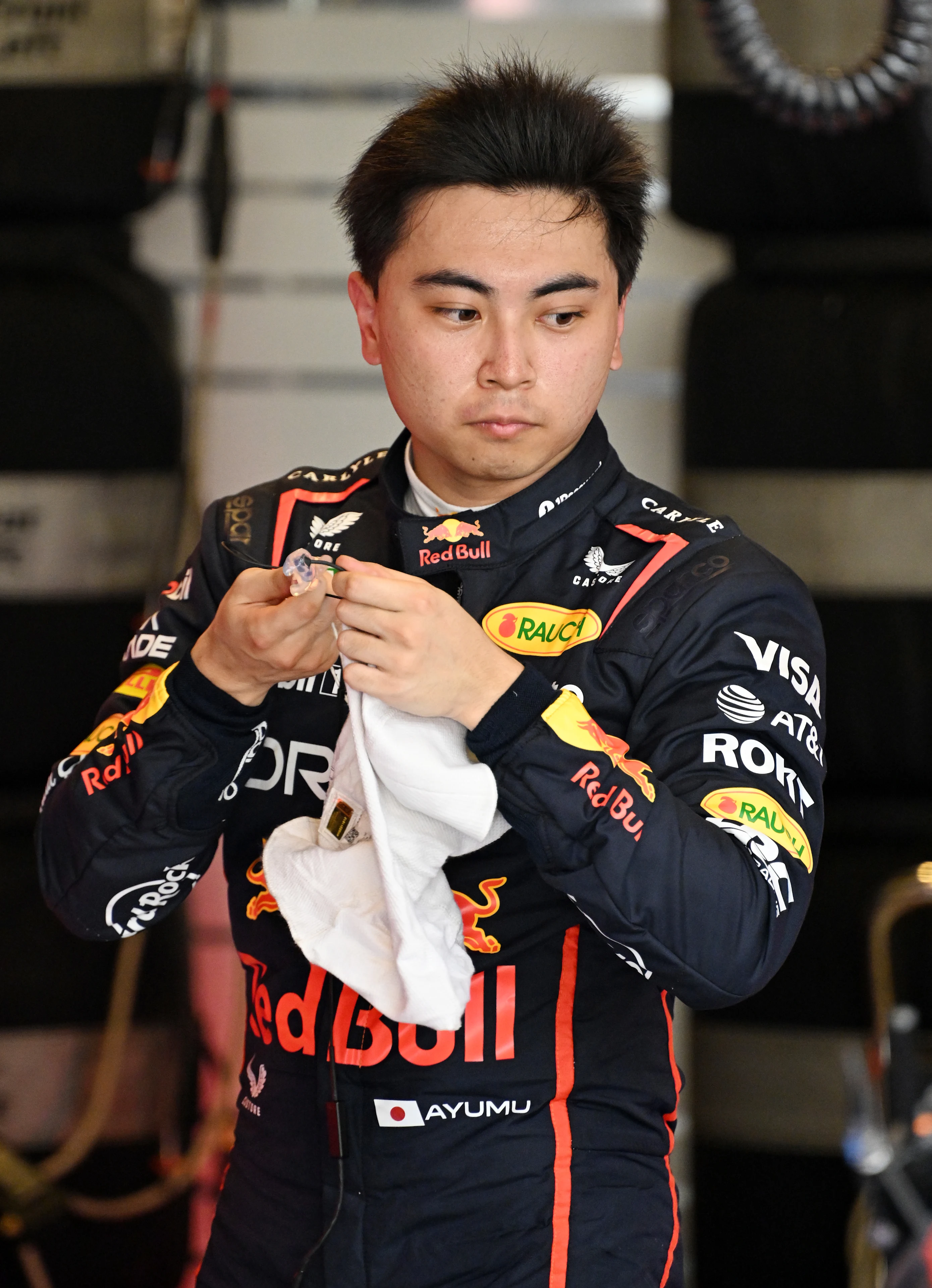 ABU DHABI, UNITED ARAB EMIRATES - DECEMBER 09: Ayumu Iwasa of Japan and Oracle Red Bull Racing