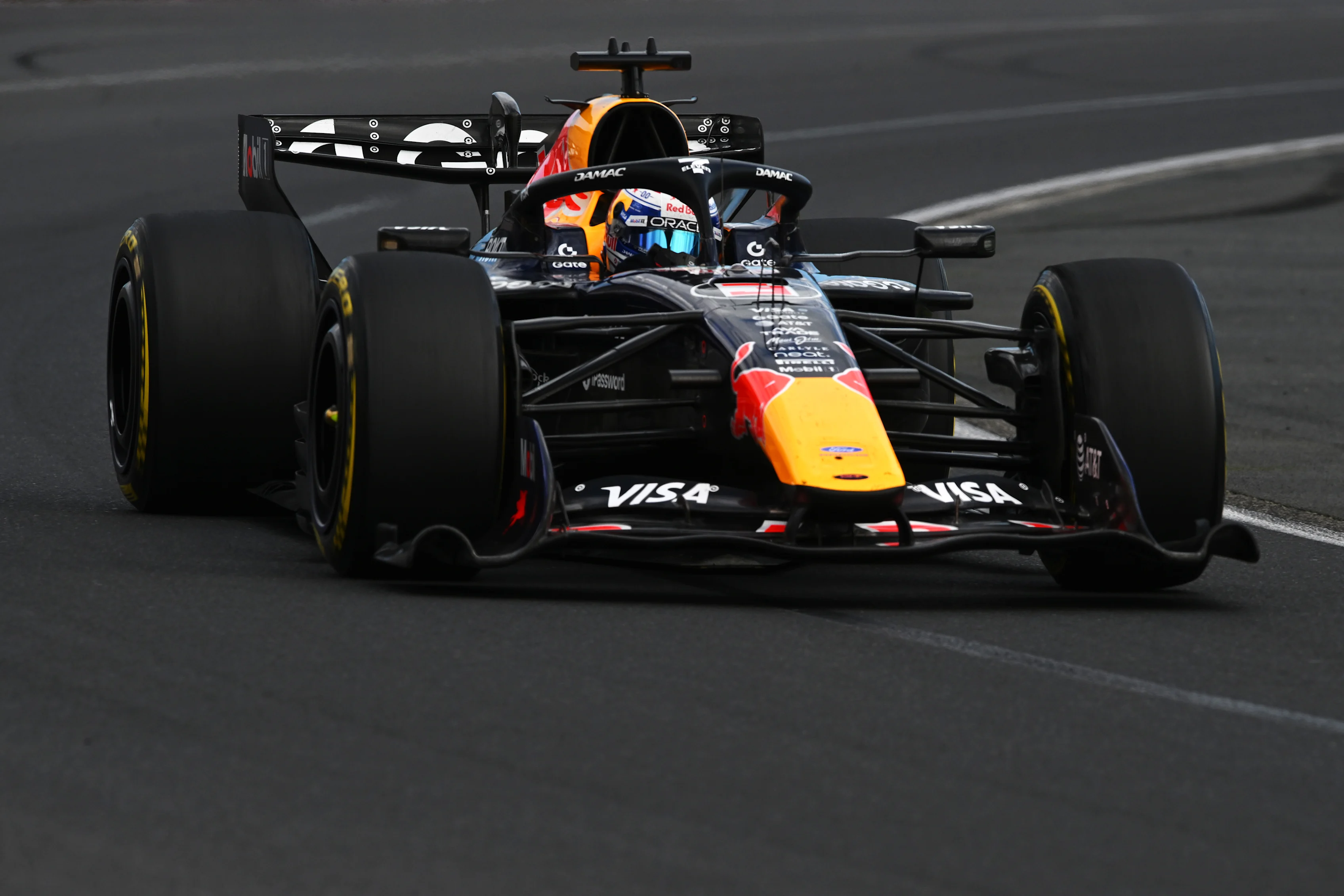 MELBOURNE, AUSTRALIA - MARCH 08: Max Verstappen of the Netherlands driving the (3) Oracle Red Bull