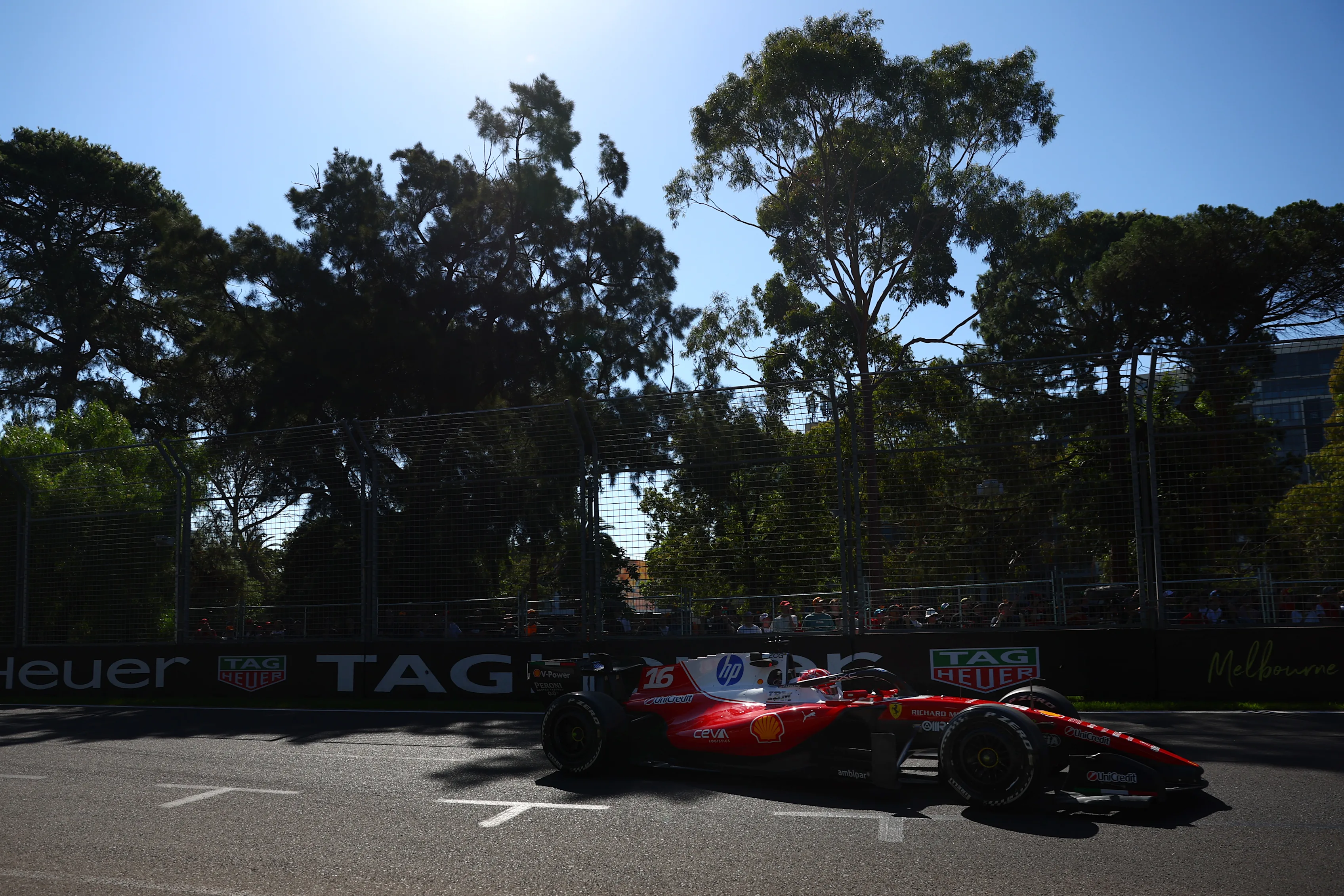 MELBOURNE, AUSTRALIA - MARCH 06: Charles Leclerc of Monaco driving the (16) Scuderia Ferrari SF-26