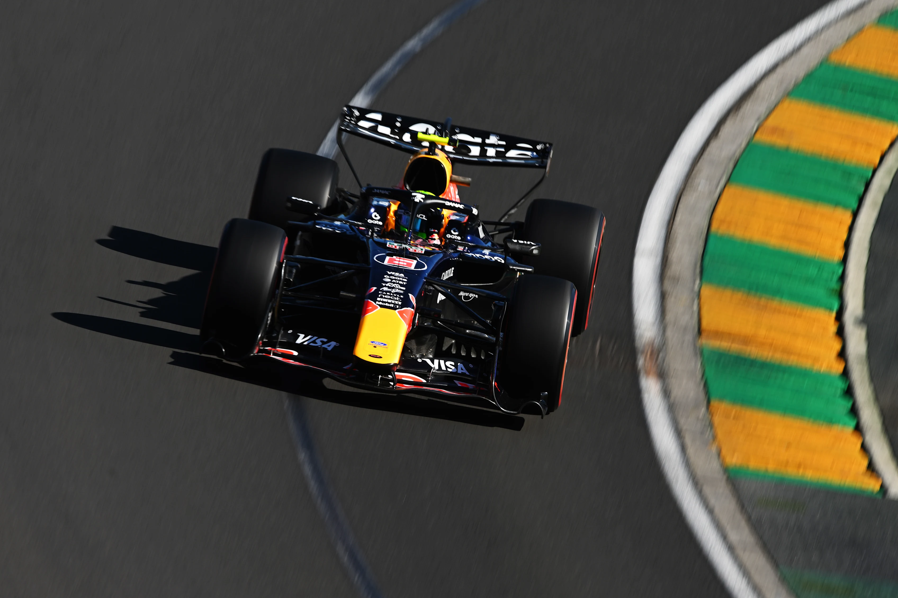 MELBOURNE, AUSTRALIA - MARCH 06: Isack Hadjar of France driving the (6) Oracle Red Bull Racing RB22