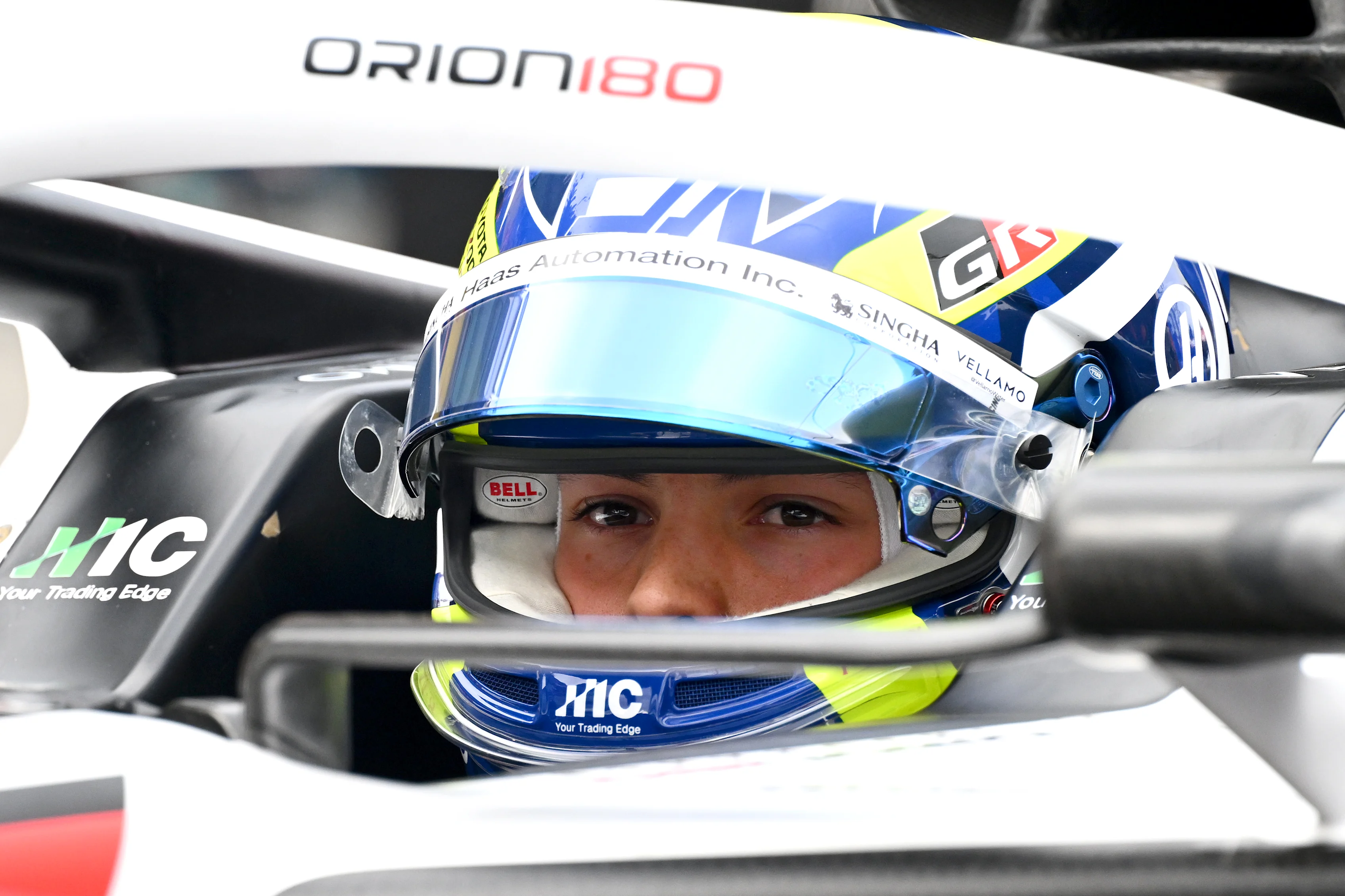 MELBOURNE, AUSTRALIA - MARCH 07: Oliver Bearman of Great Britain and Haas F1 prepares to drive