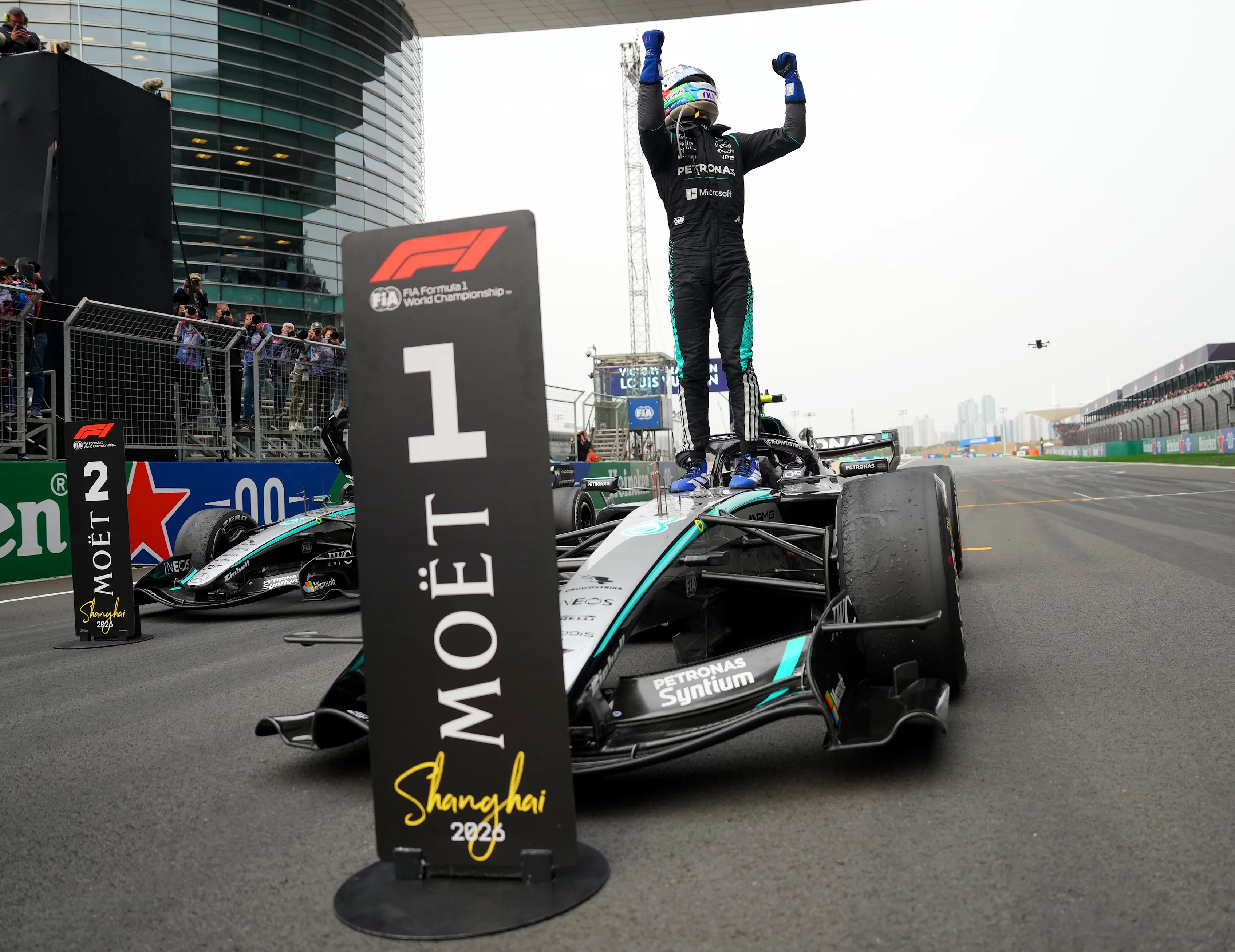 Antonelli became F1's newest race winner in China