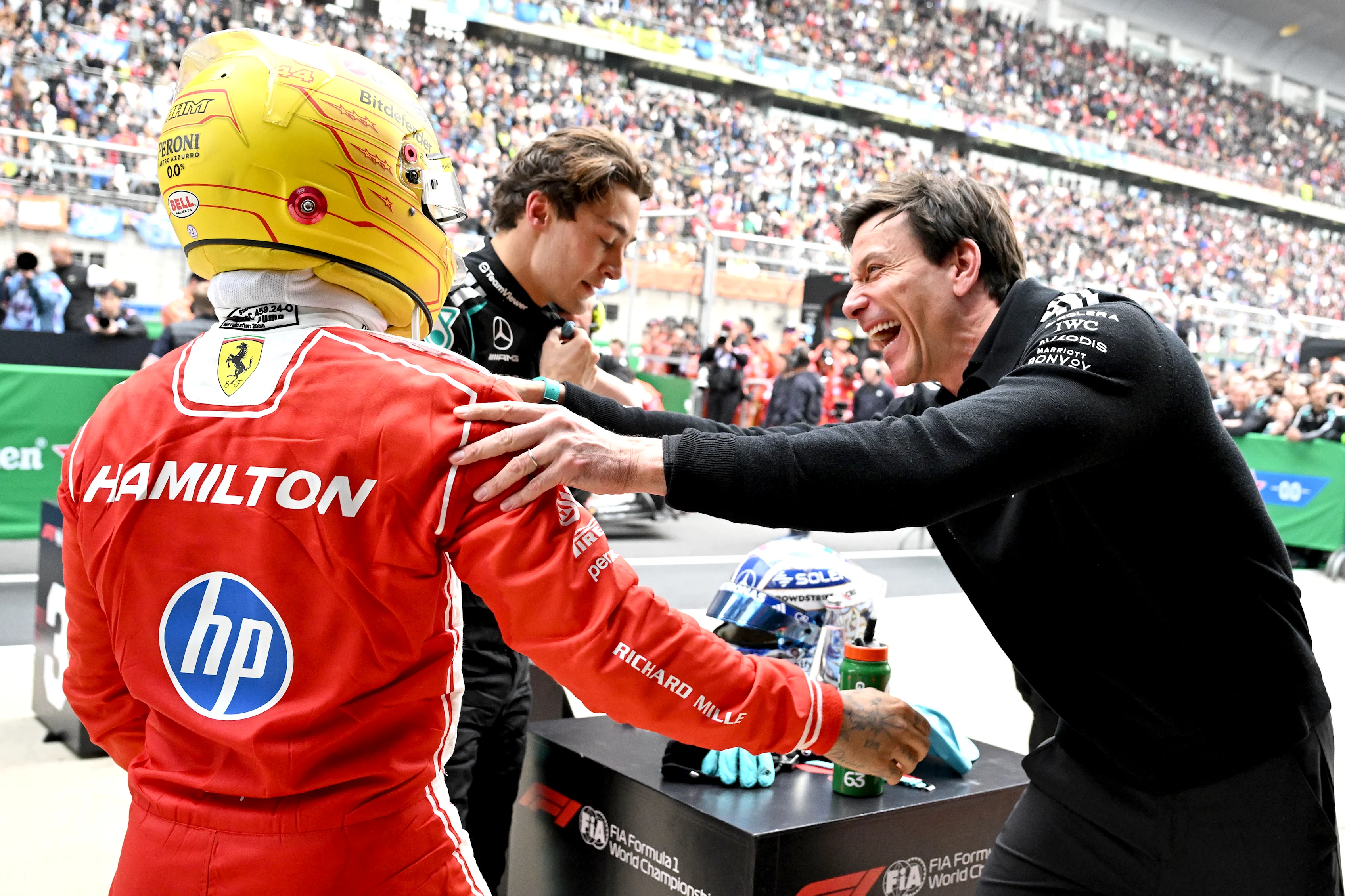 SHANGHAI, CHINA - MARCH 15: Toto Wolff, Executive Director of Mercedes AMG Petronas F1 Team