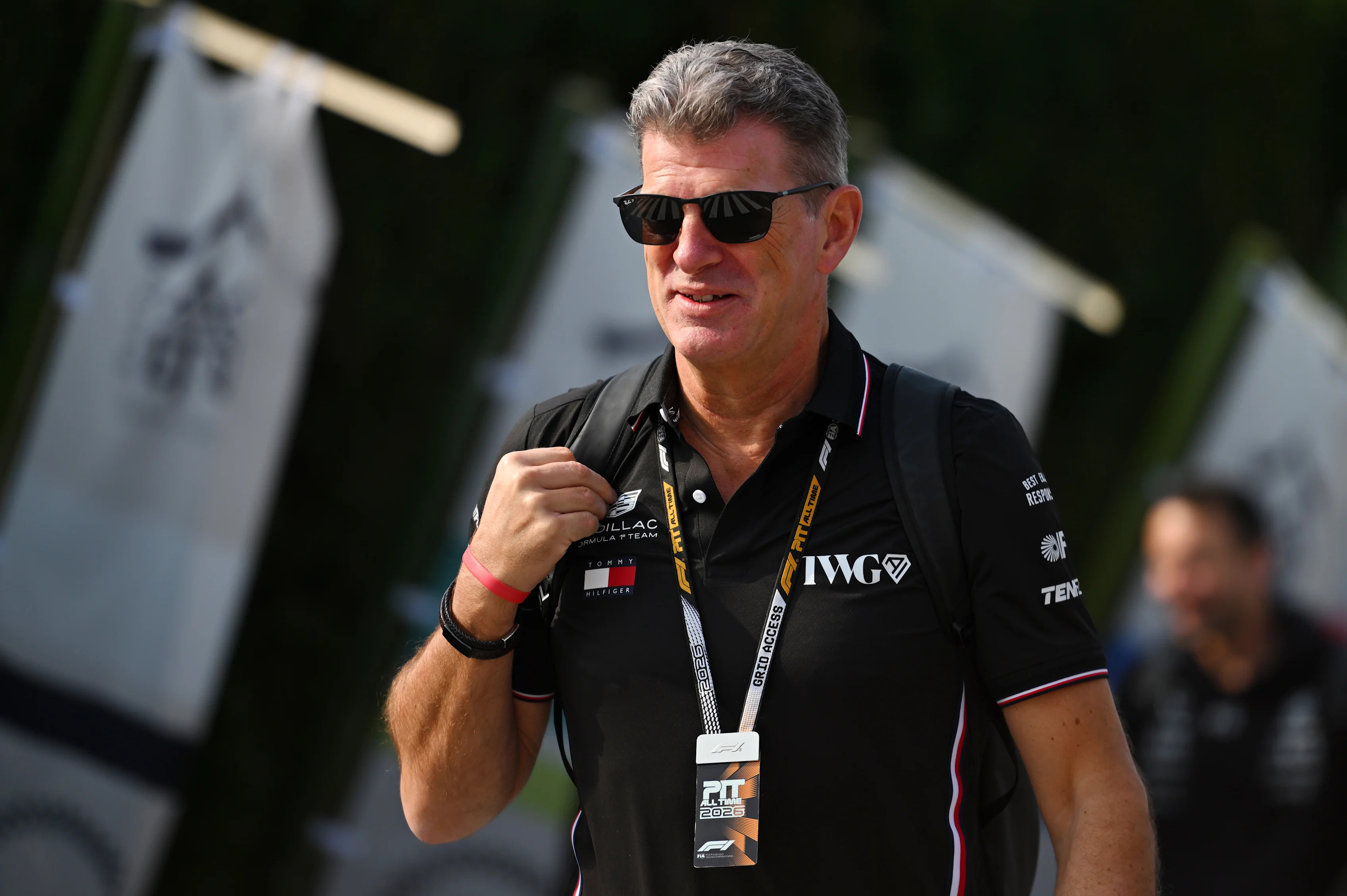 SUZUKA, JAPAN - MARCH 29: Graeme Lowdon, Team Principal of Cadillac F1 Team arrives in the Paddock