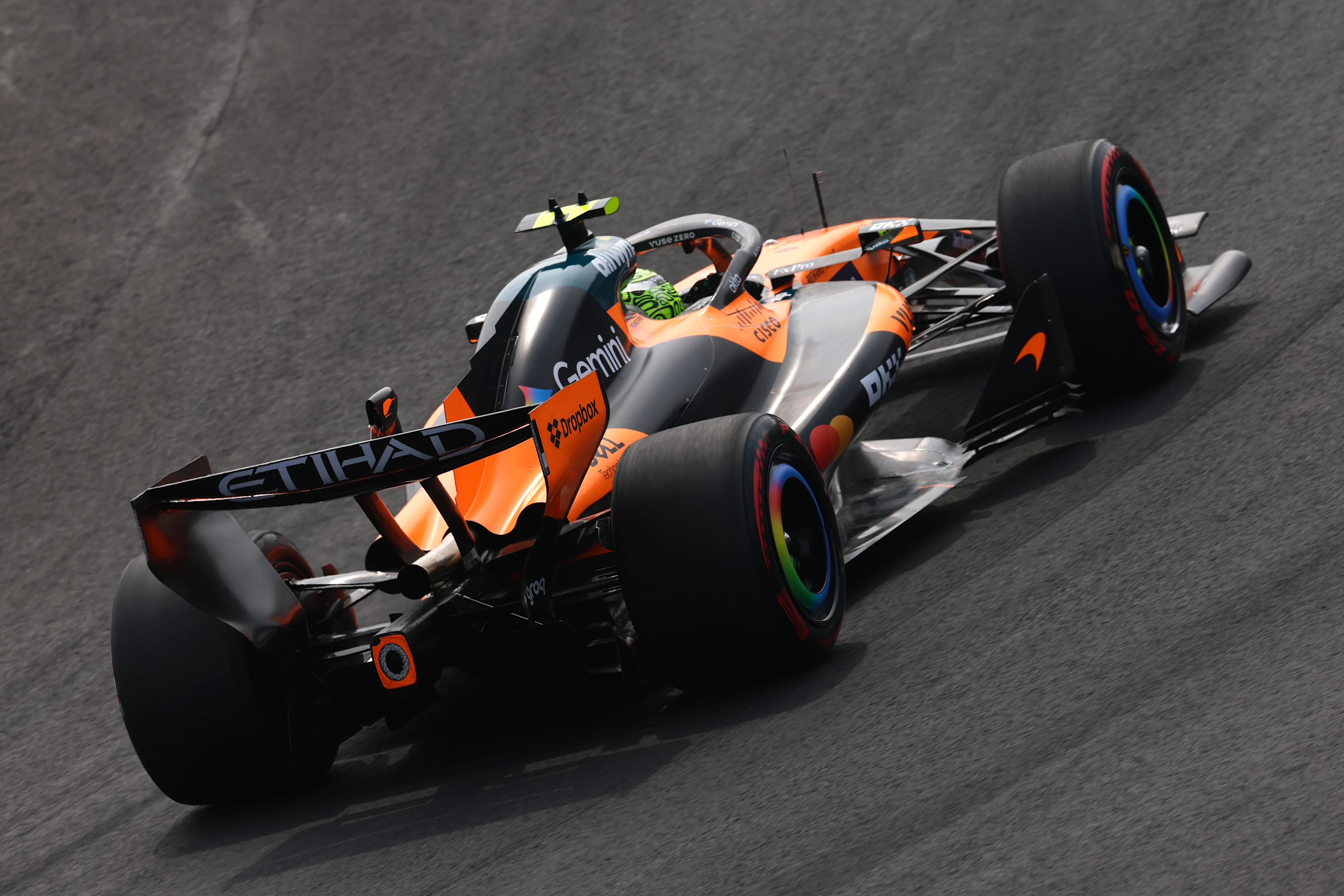 SUZUKA, JAPAN - MARCH 29: Lando Norris of Great Britain driving the (1) McLaren MCL40 Mercedes