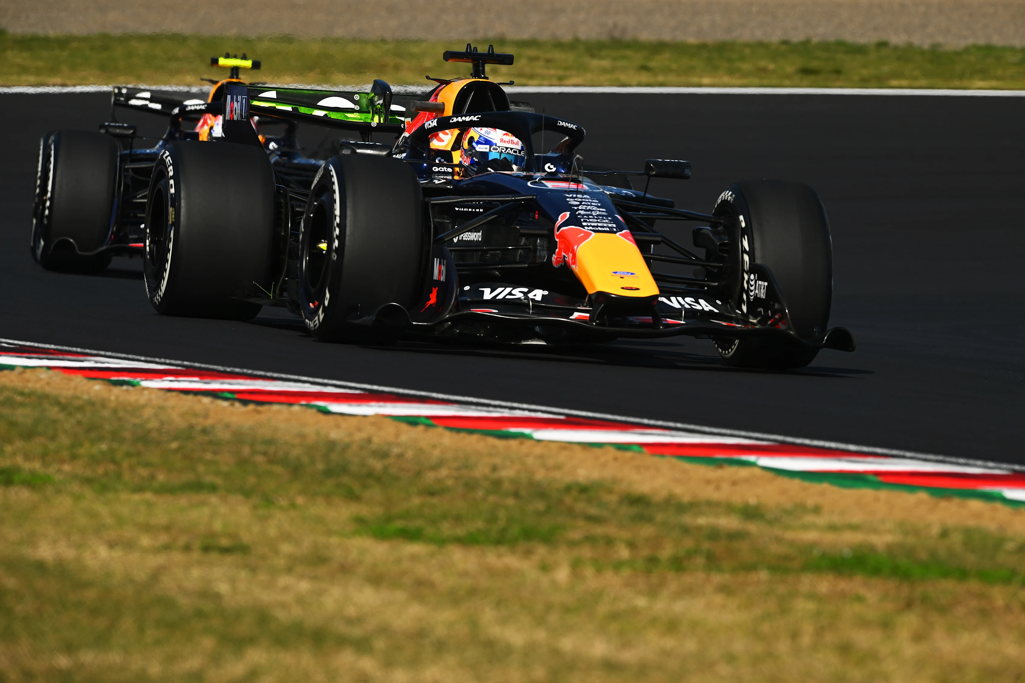 SUZUKA, JAPAN - MARCH 27: Max Verstappen of the Netherlands driving the (3) Oracle Red Bull Racing