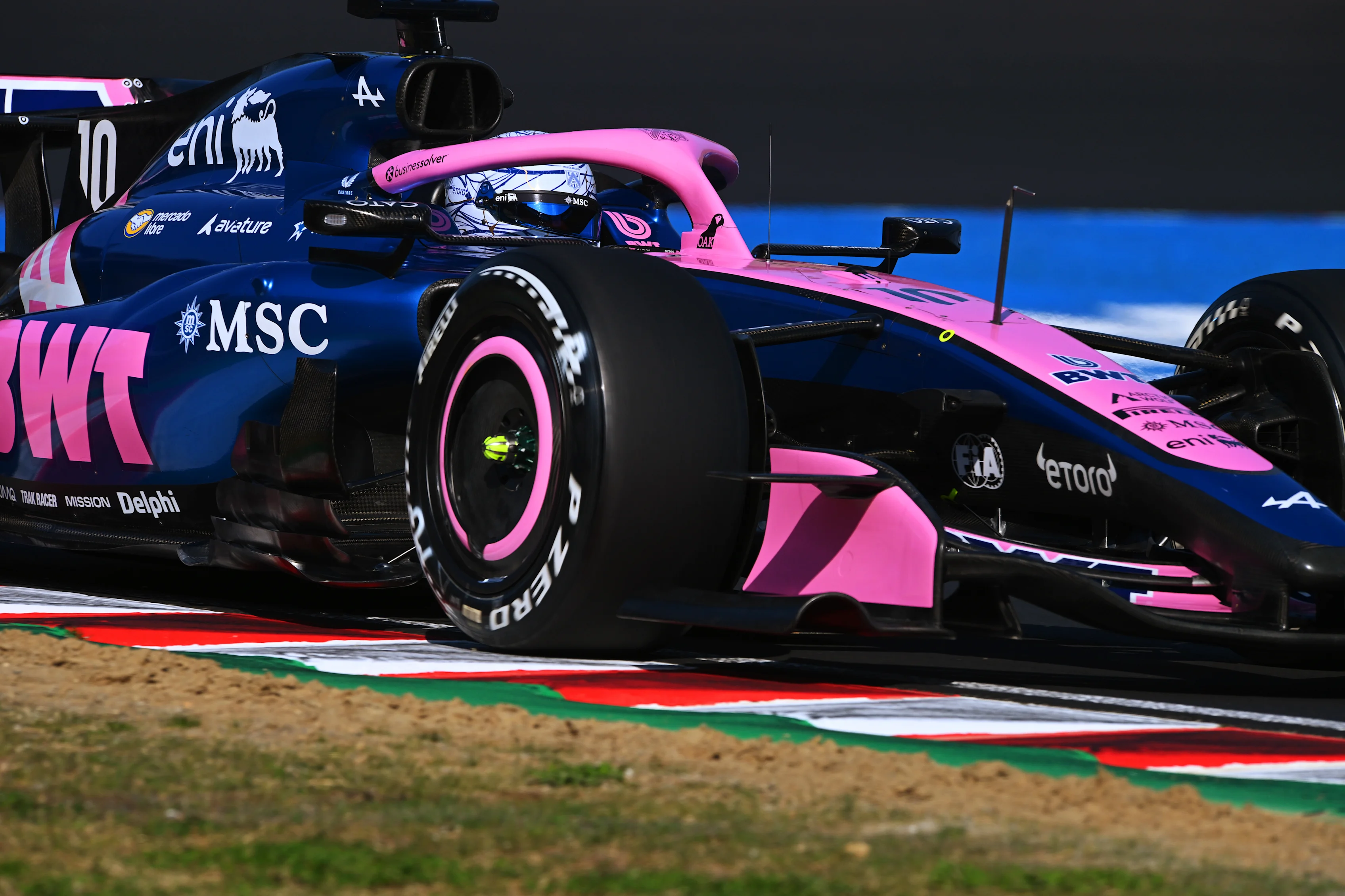 SUZUKA, JAPAN - MARCH 27: Pierre Gasly of France driving the (10) Alpine F1 A526 Mercedes on track