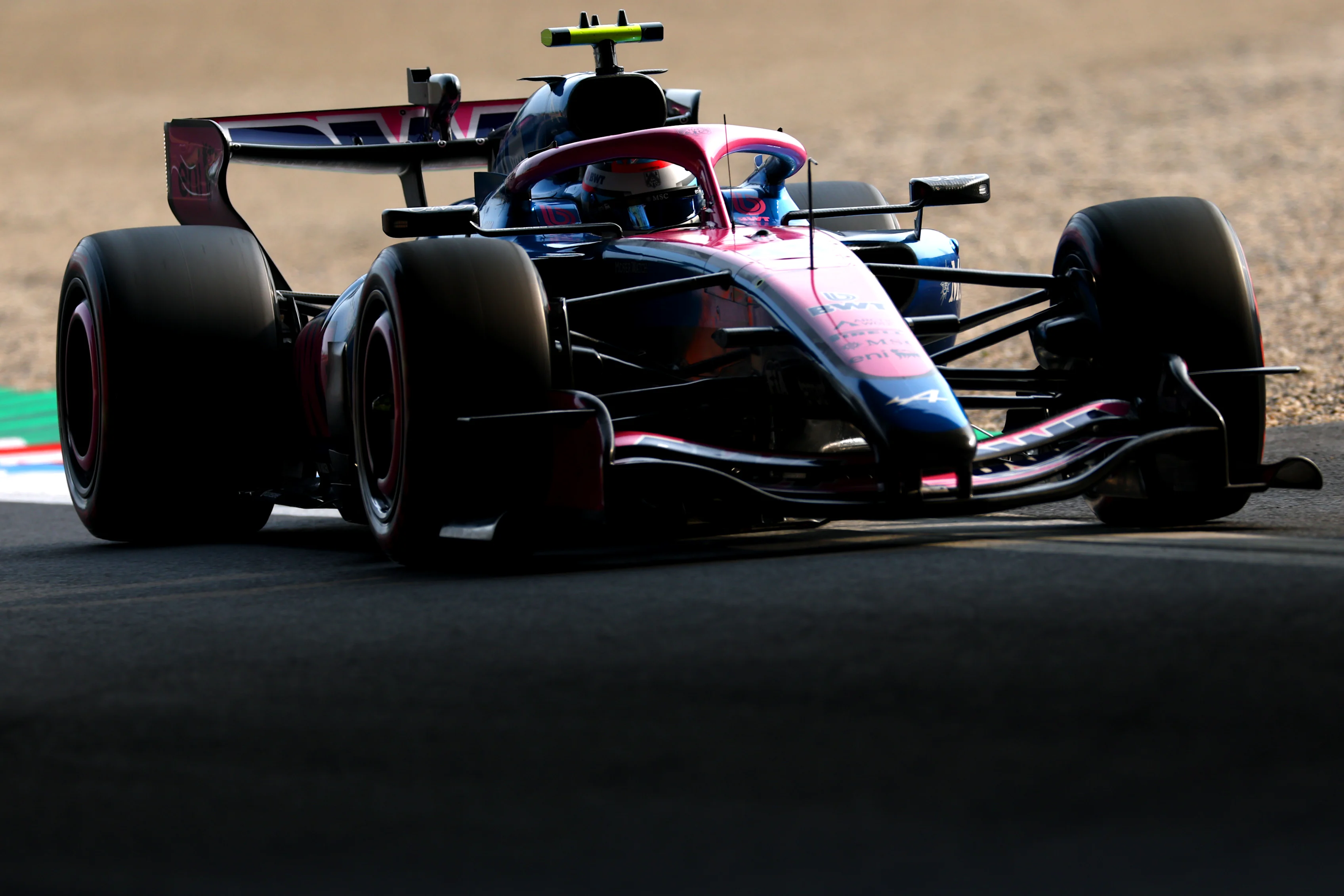 SUZUKA, JAPAN - MARCH 28: Franco Colapinto of Argentina driving the (43) Alpine F1 A526 Mercedes on