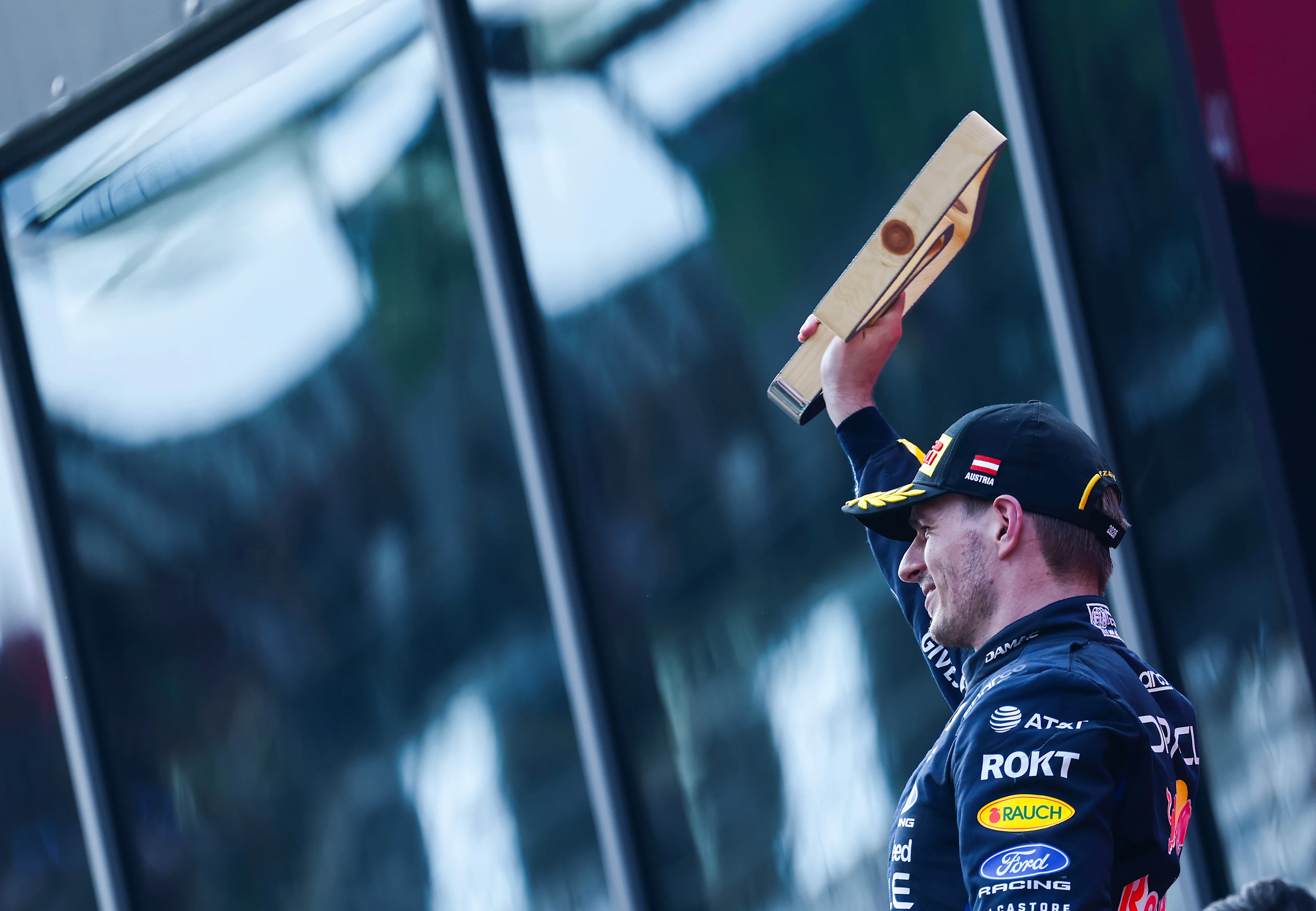 SPIELBERG, AUSTRIA - JUNE 28: Second placed Max Verstappen of the Netherlands and Oracle Red Bull