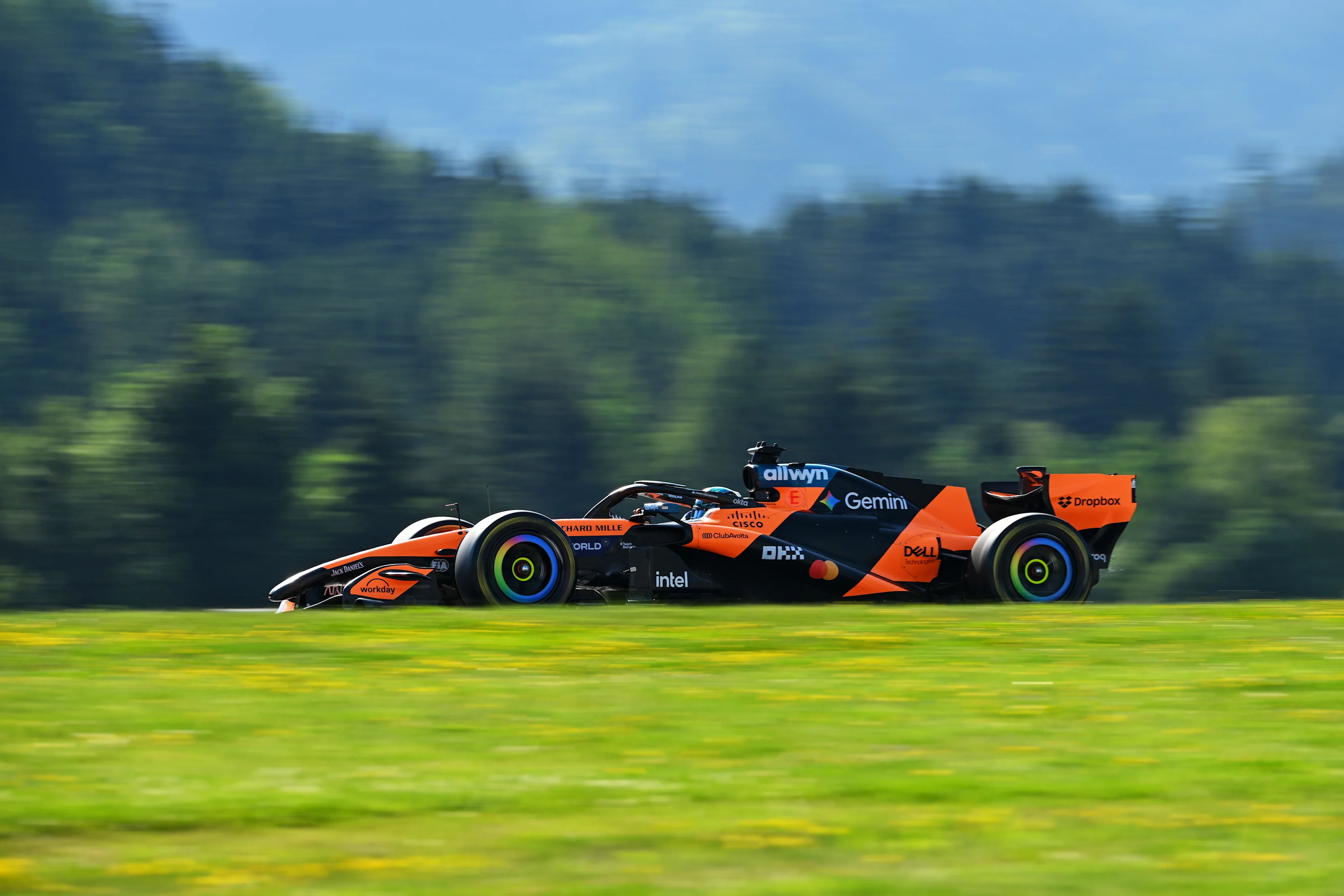 SPIELBERG, AUSTRIA - JUNE 26: Oscar Piastri of Australia driving the (81) McLaren MCL40 Mercedes on