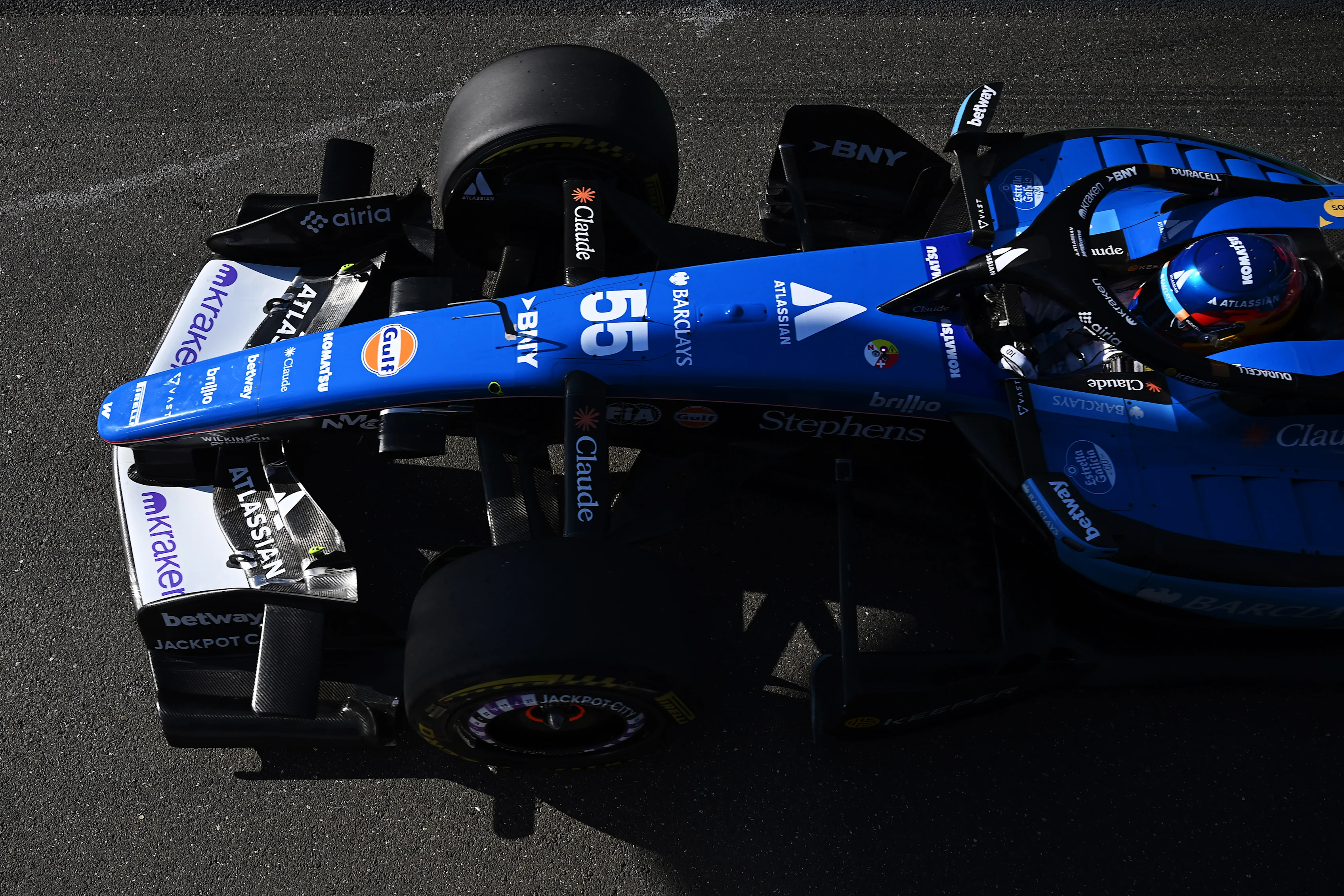 SPIELBERG, AUSTRIA - JUNE 26: Carlos Sainz of Spain driving the (55) Williams FW48 Mercedes in the