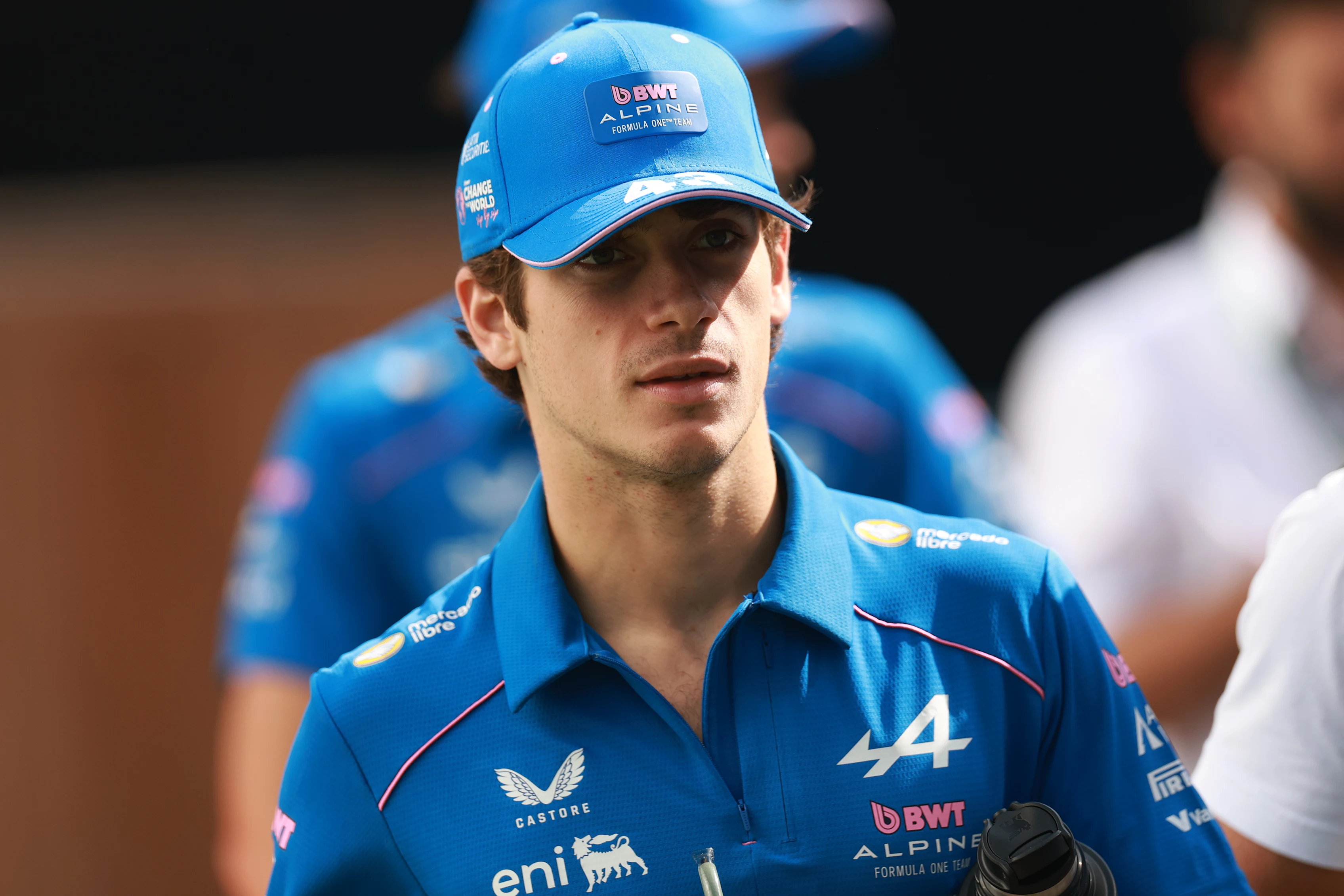 BAKU, AZERBAIJAN - SEPTEMBER 25: Franco Colapinto of Argentina and Alpine F1 walks in the Paddock