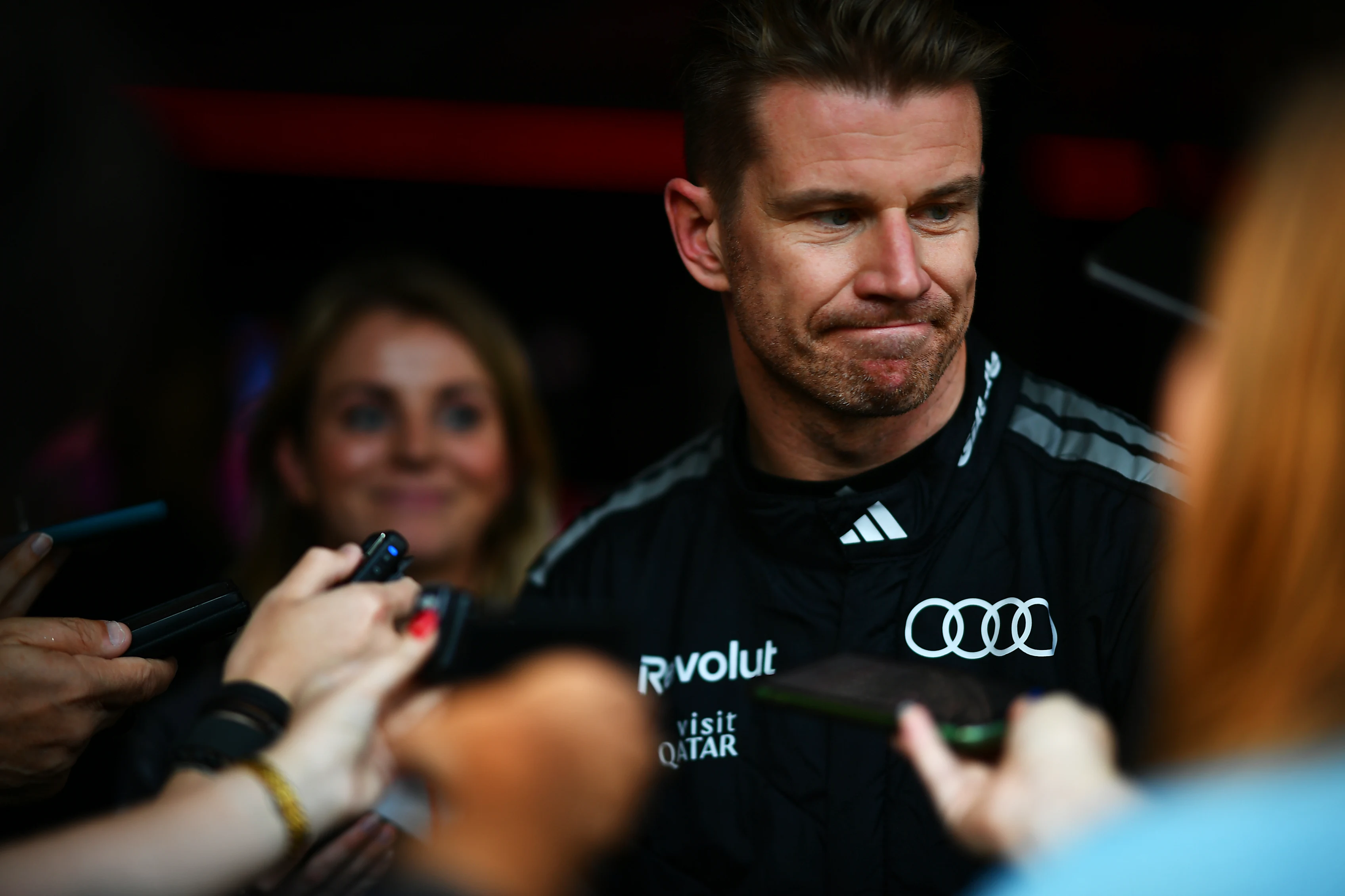BAKU, AZERBAIJAN - SEPTEMBER 25: Eighteenth placed qualifier Nico Hulkenberg of Germany and Audi F1