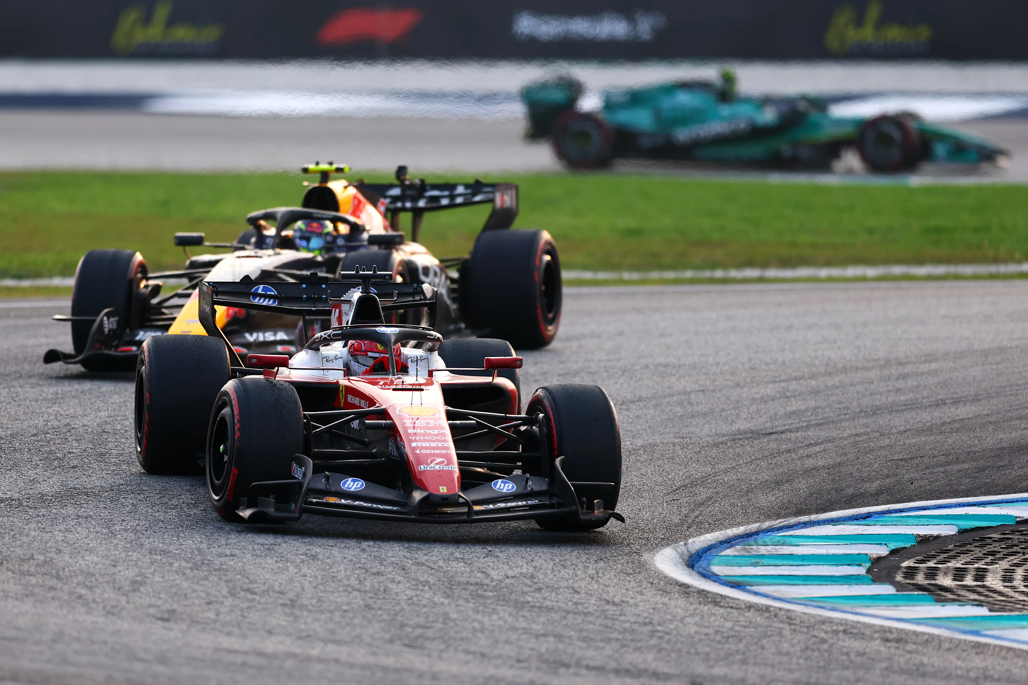 KUALA LUMPUR, MALAYSIA - OCTOBER 04: Charles Leclerc of Monaco driving the (16) Scuderia Ferrari