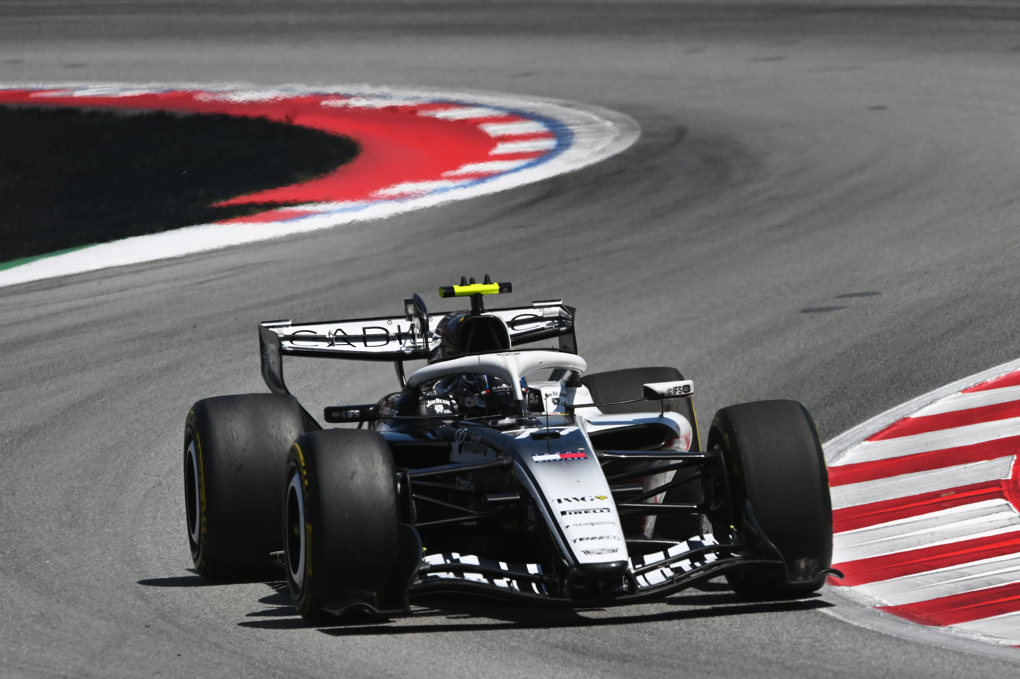 BARCELONA, SPAIN - JUNE 14: Valtteri Bottas of Finland driving the (77) Cadillac F1 Team MAC-26