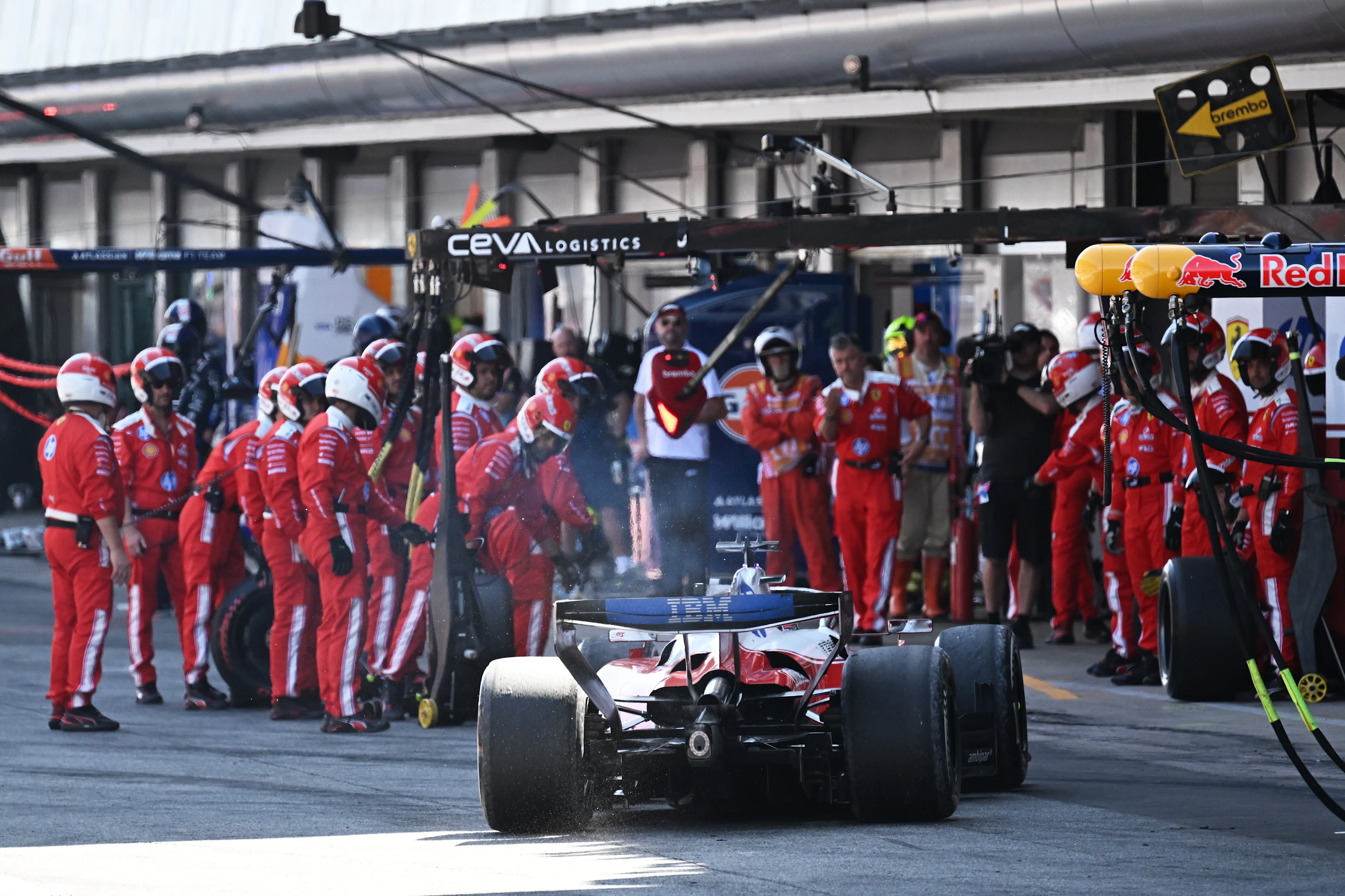 BARCELONA, SPAIN - JUNE 14: Charles Leclerc of Monaco driving the (16) Scuderia Ferrari SF-26 makes