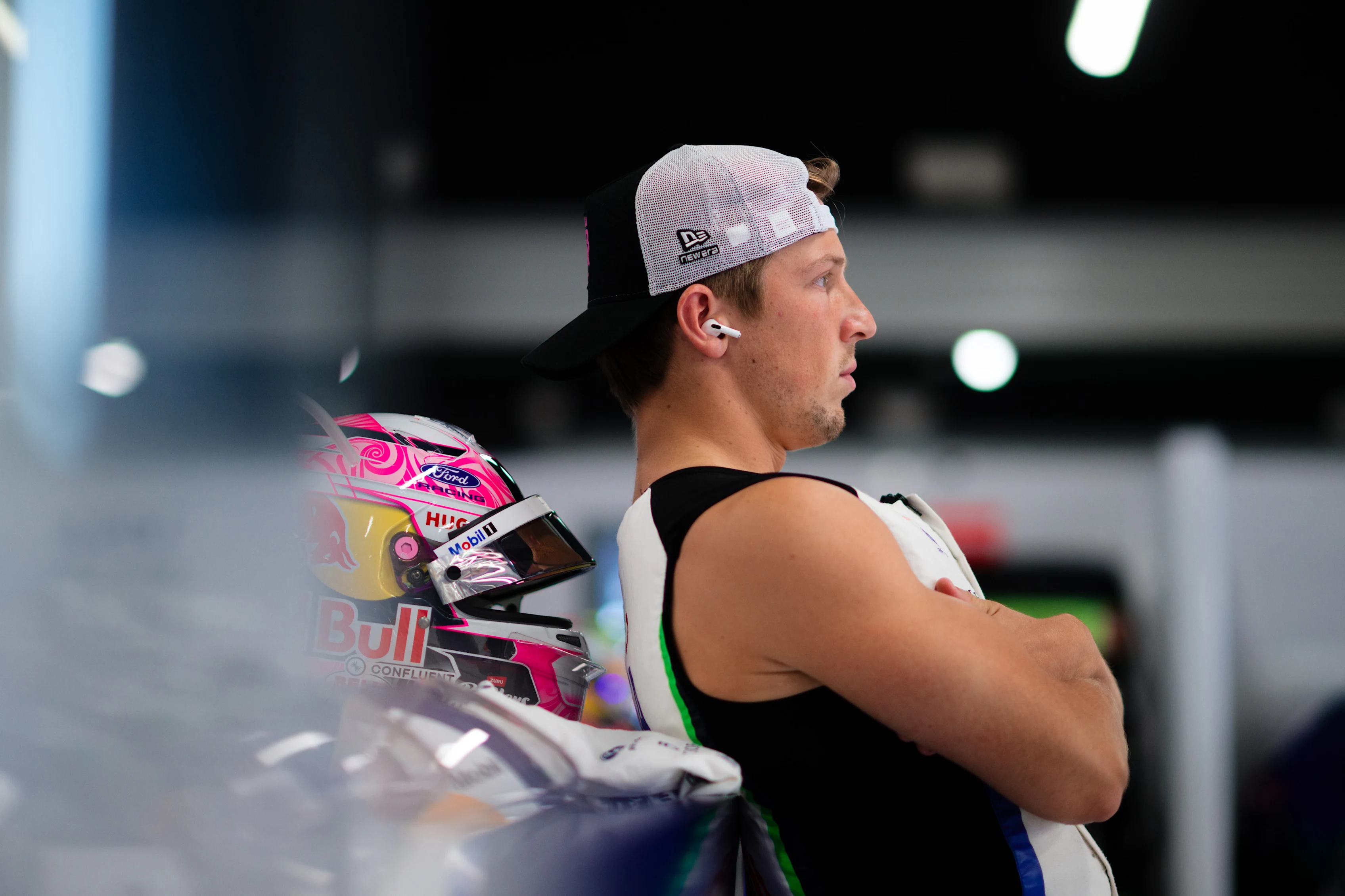 BARCELONA, SPAIN - JUNE 14: Liam Lawson of New Zealand and Visa Cash App Racing Bulls looks on in
