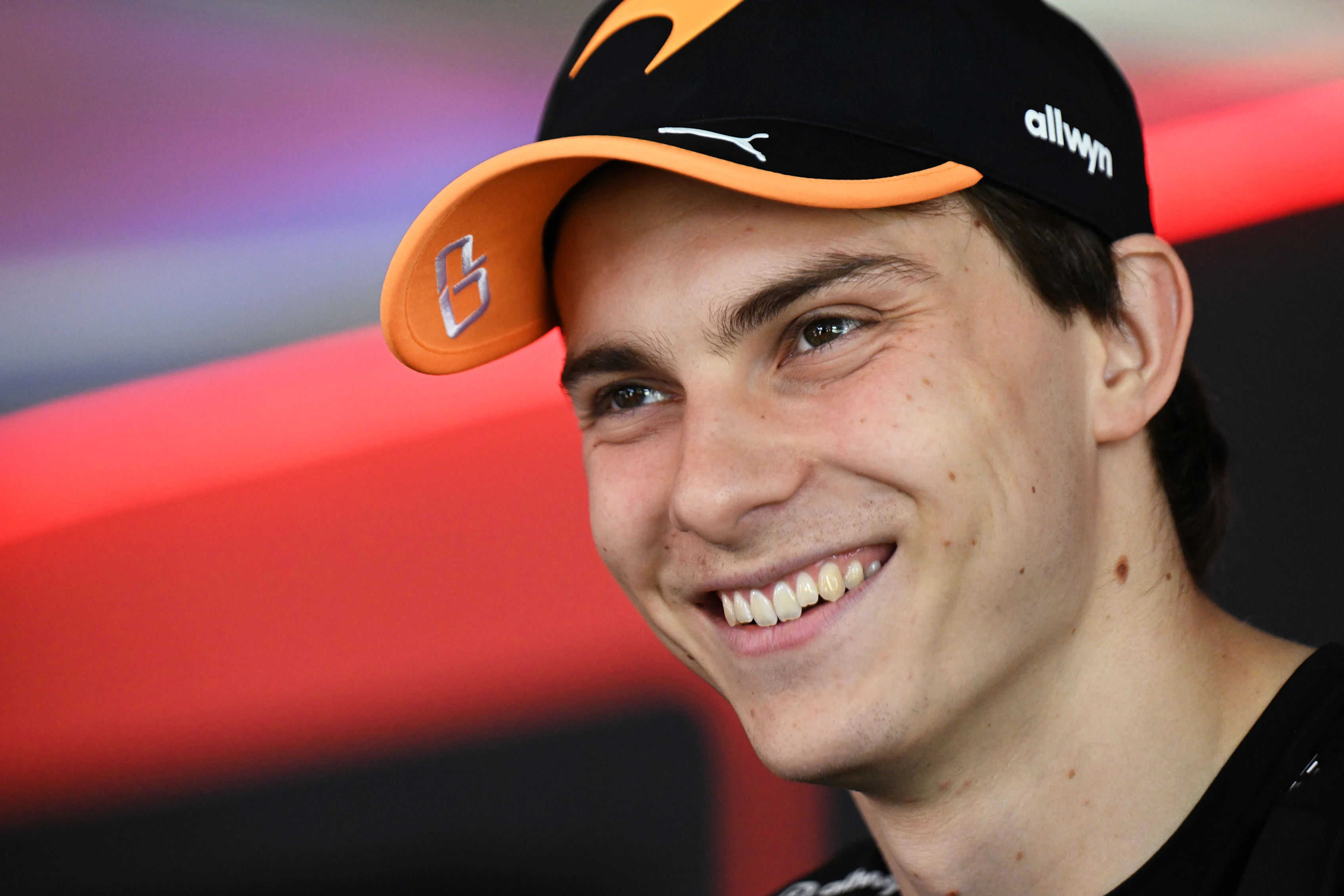 BARCELONA, SPAIN - JUNE 11: Oscar Piastri of Australia and McLaren talks to the media during