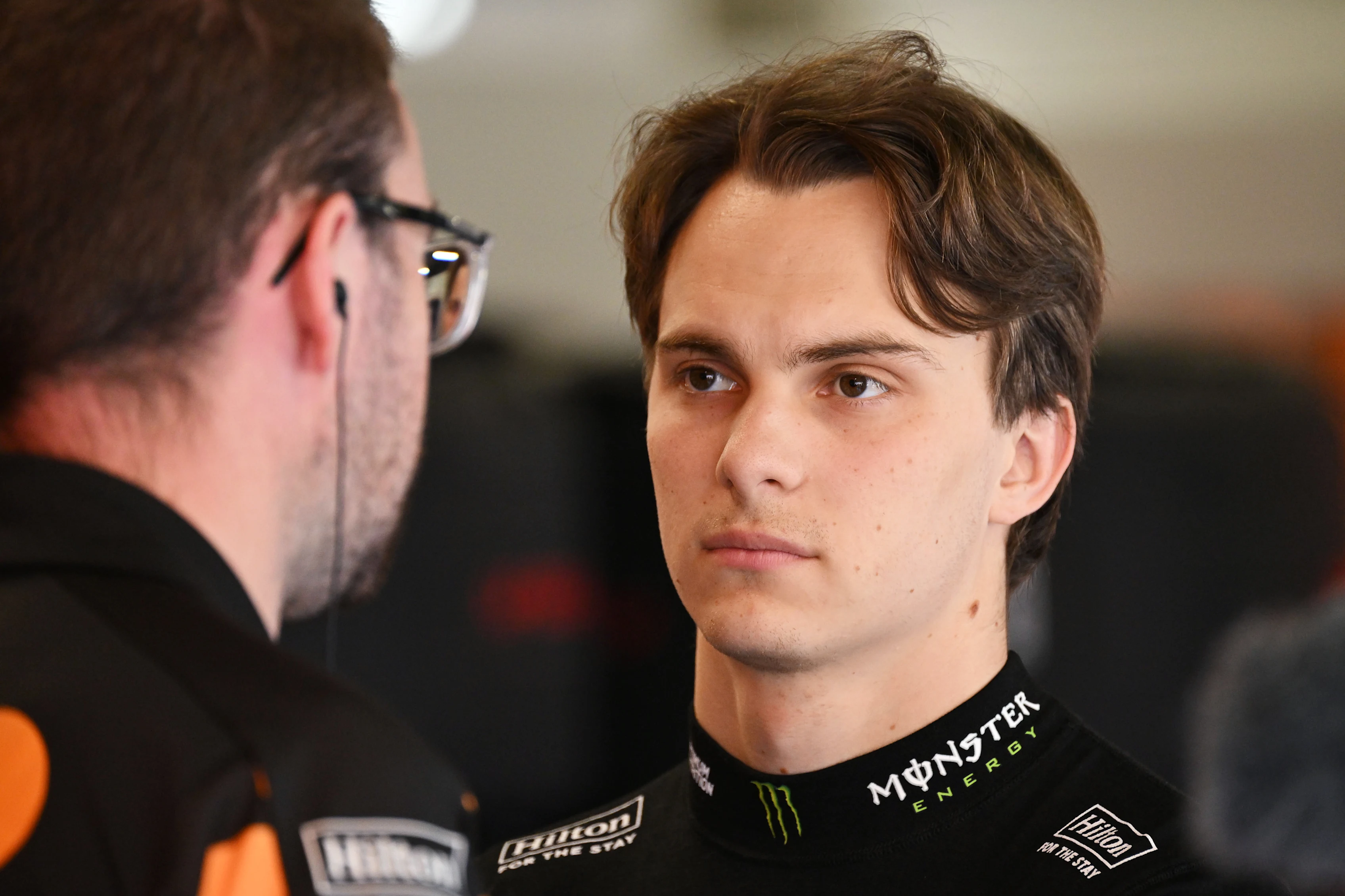 BARCELONA, SPAIN - JUNE 13: Oscar Piastri of Australia and McLaren looks on during qualifying ahead