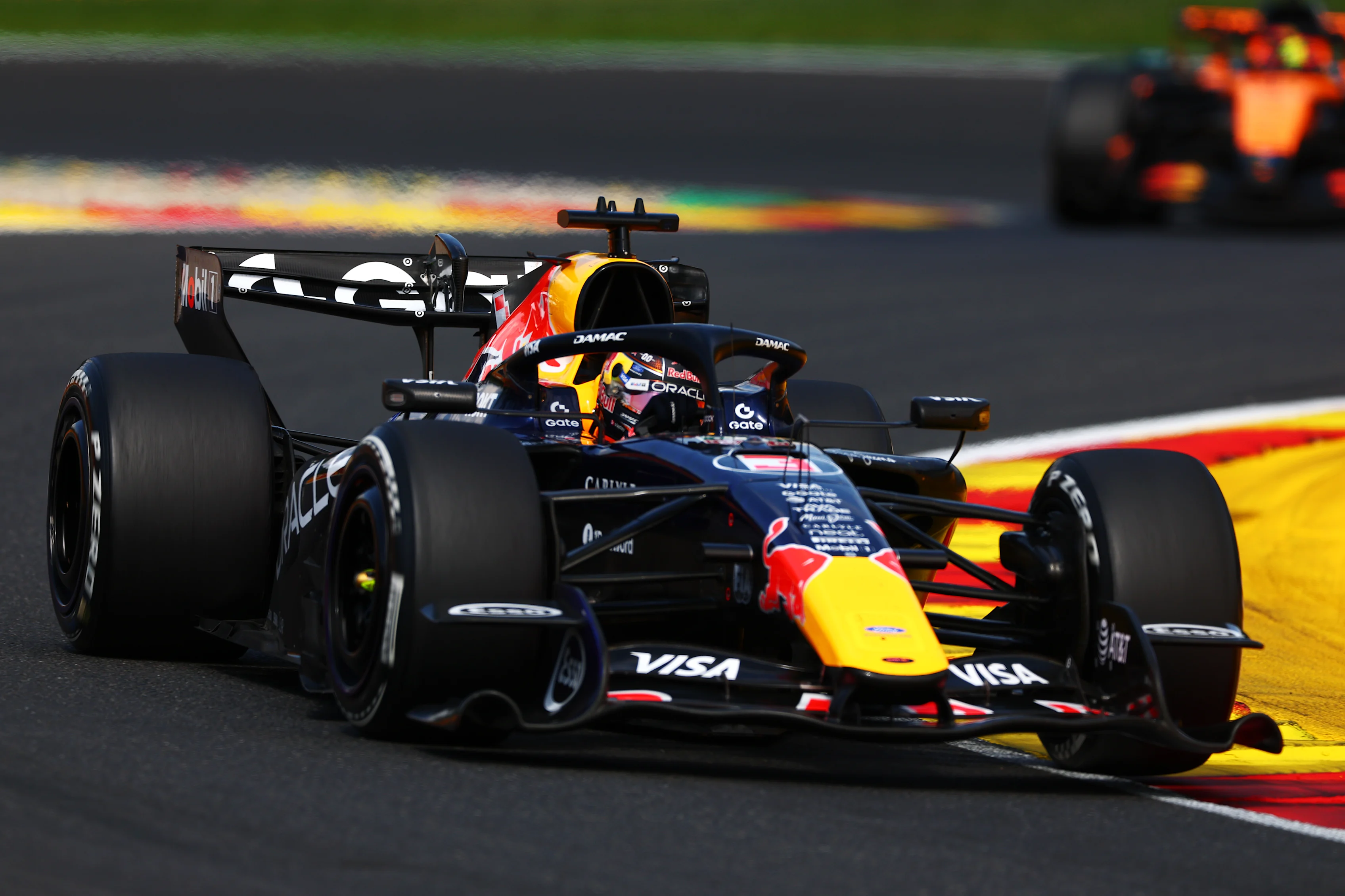 SPA, BELGIUM - JULY 19: Max Verstappen of the Netherlands driving the (3) Oracle Red Bull Racing