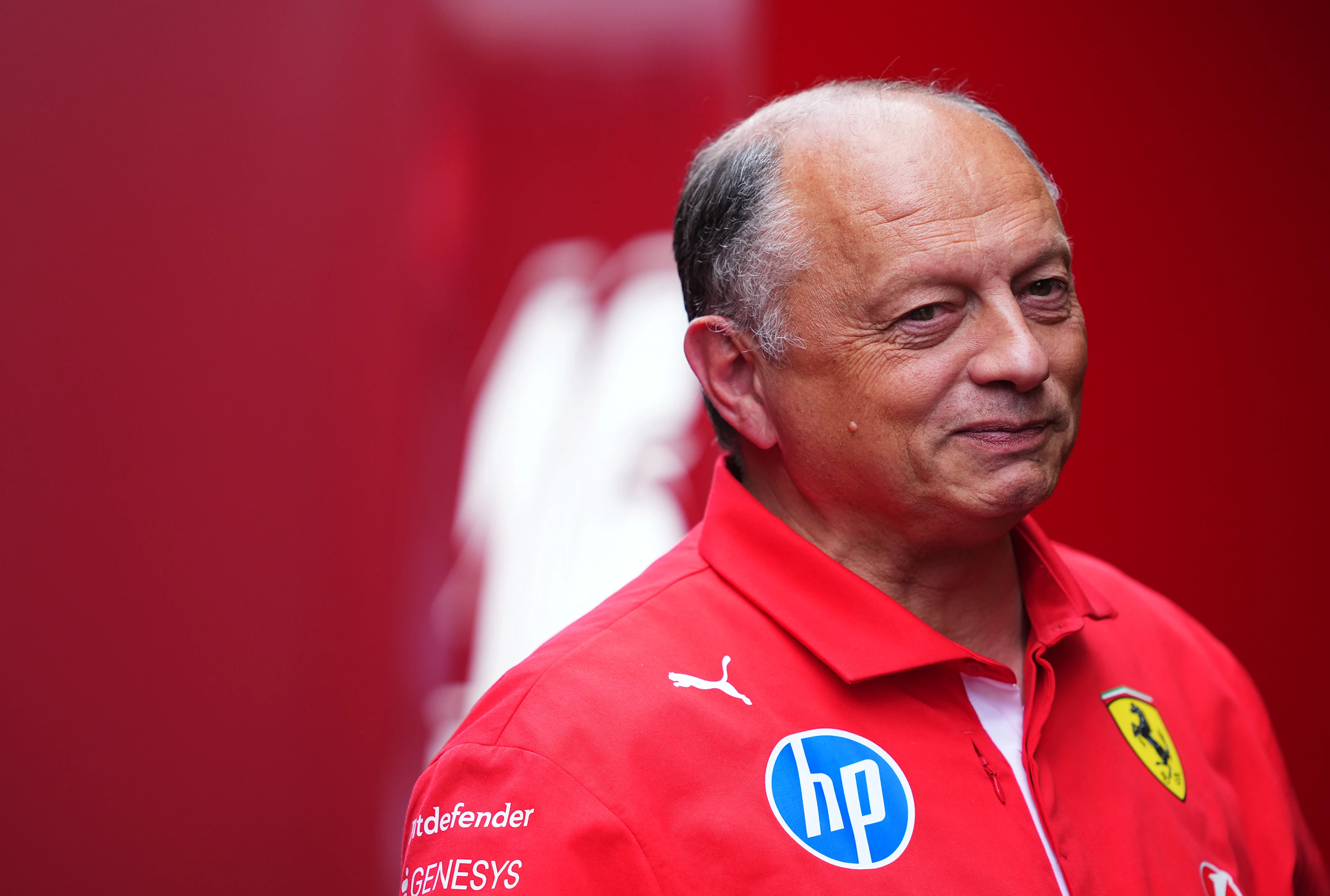 SPA, BELGIUM - JULY 17: Frederic Vasseur, Team Principal of Scuderia Ferrari looks on during