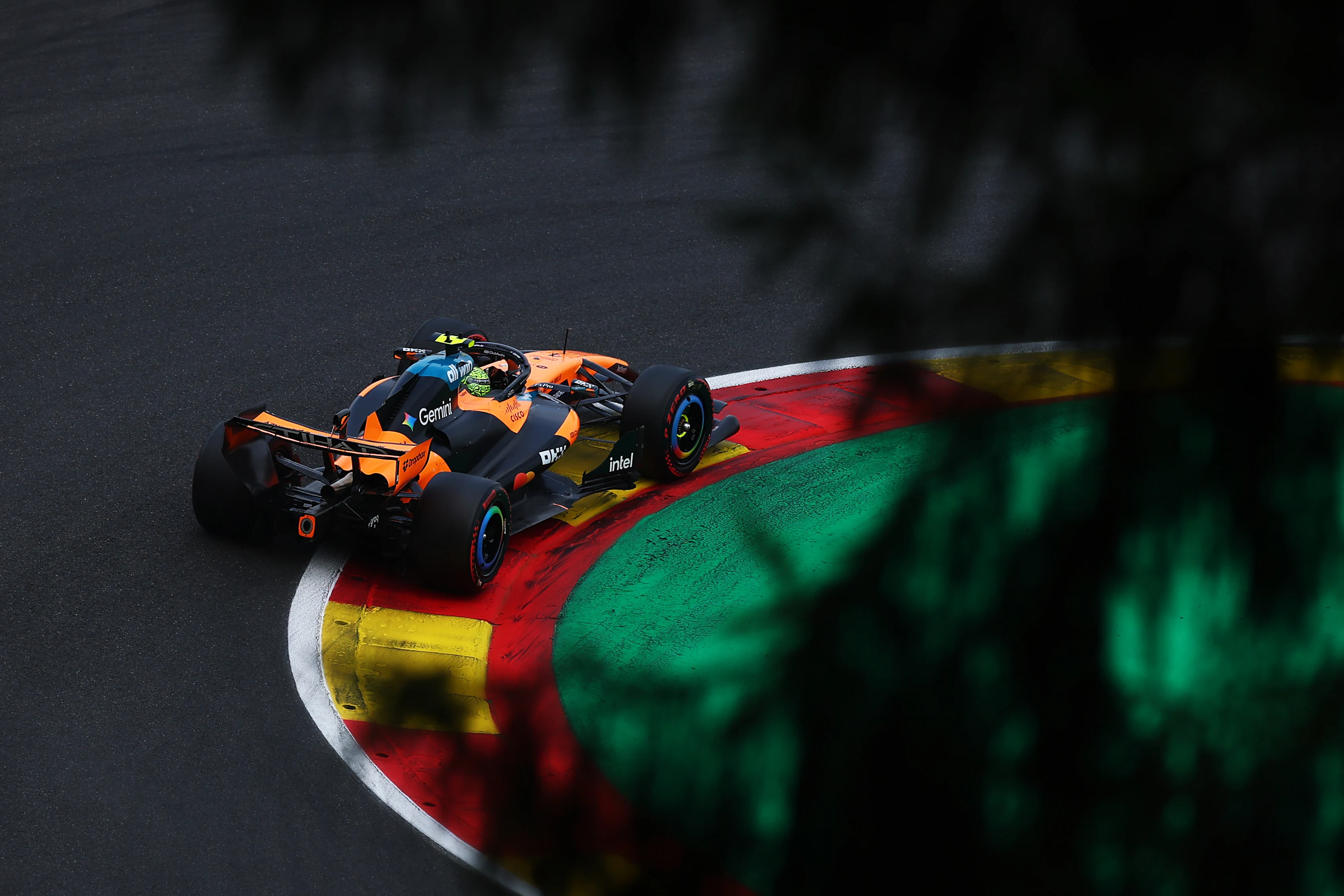 SPA, BELGIUM - JULY 18: Lando Norris of Great Britain driving the (1) McLaren MCL40 Mercedes on