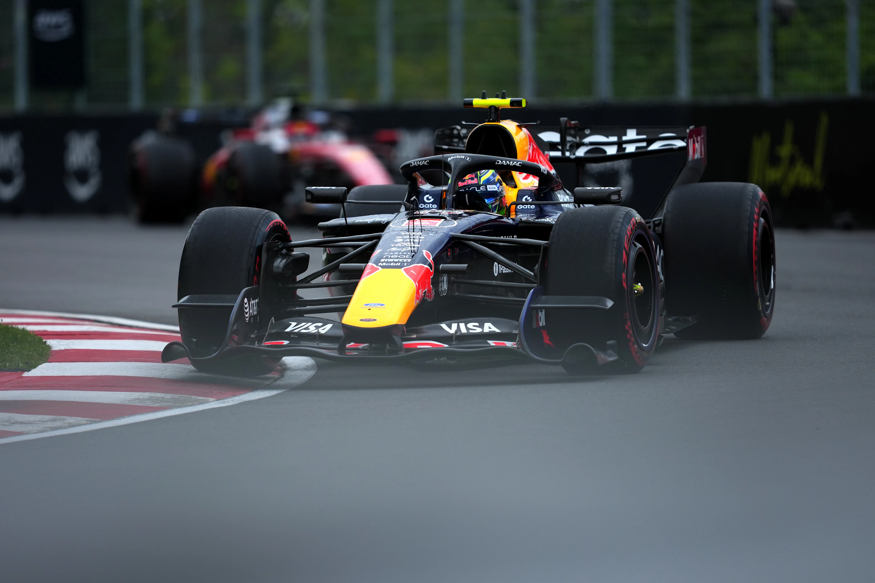 MONTREAL, QUEBEC - MAY 24: Isack Hadjar of France driving the (6) Oracle Red Bull Racing RB22 Red