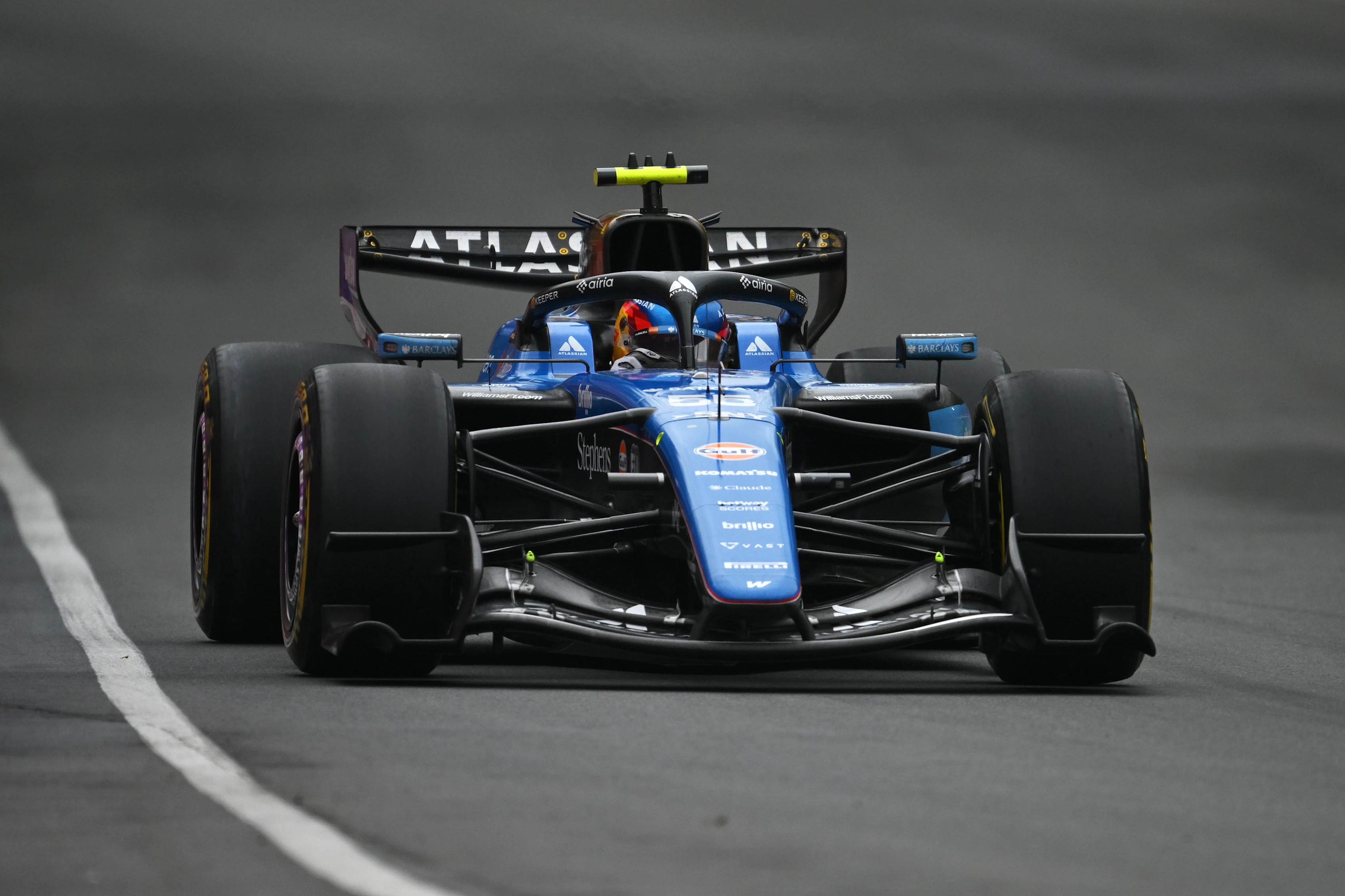 MONTREAL, QUEBEC - MAY 24: Carlos Sainz of Spain driving the (55) Williams FW48 Mercedes on track